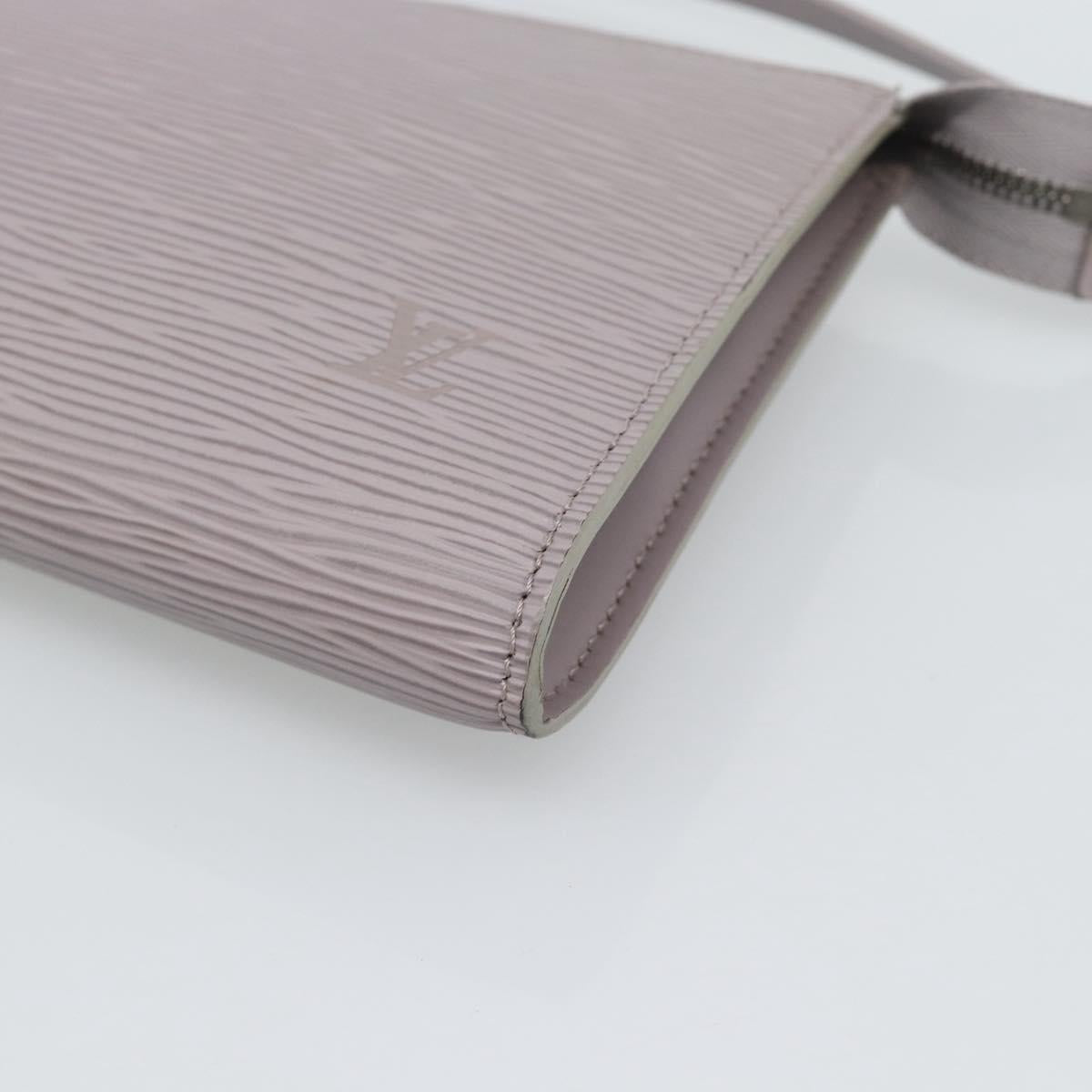 LOUIS VUITTON Epi Pochette Accessoires Accessory Pouch Lilac M52982 Auth ki6763V