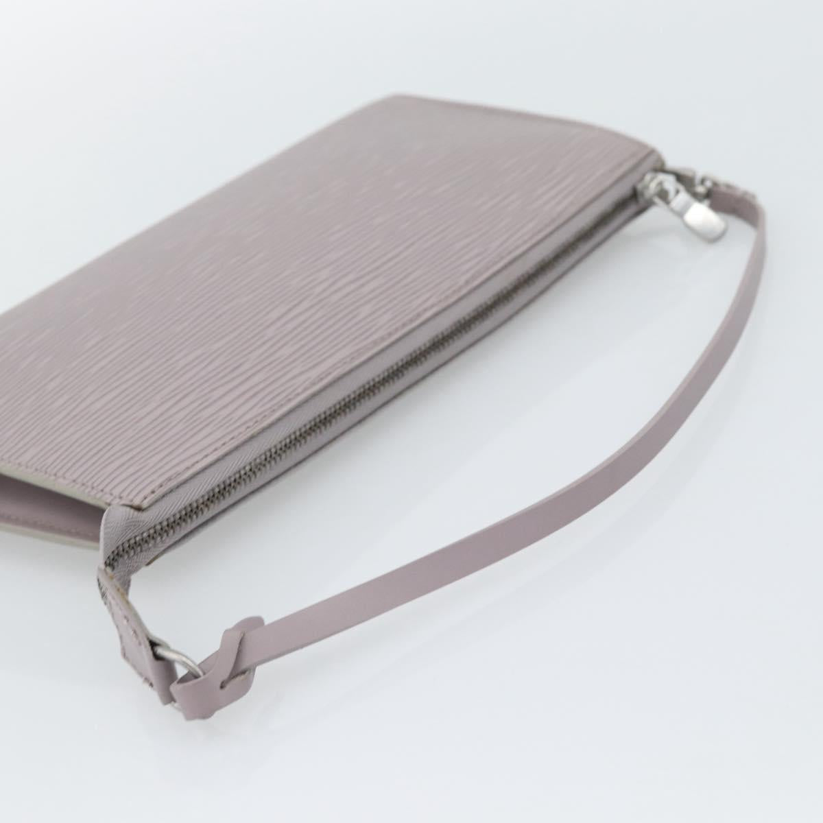 LOUIS VUITTON Epi Pochette Accessoires Accessory Pouch Lilac M52982 Auth ki6763V