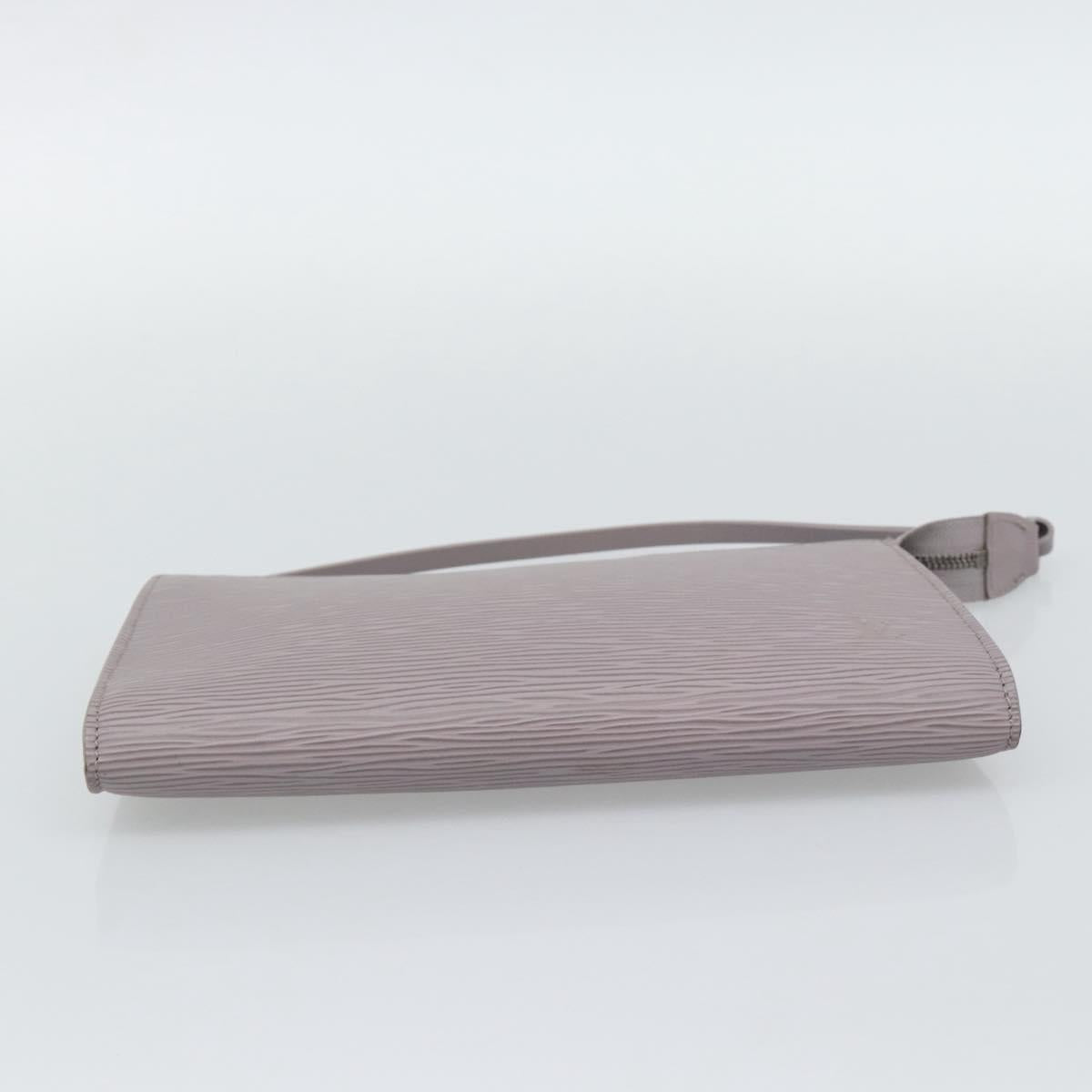 LOUIS VUITTON Epi Pochette Accessoires Accessory Pouch Lilac M52982 Auth ki6763V
