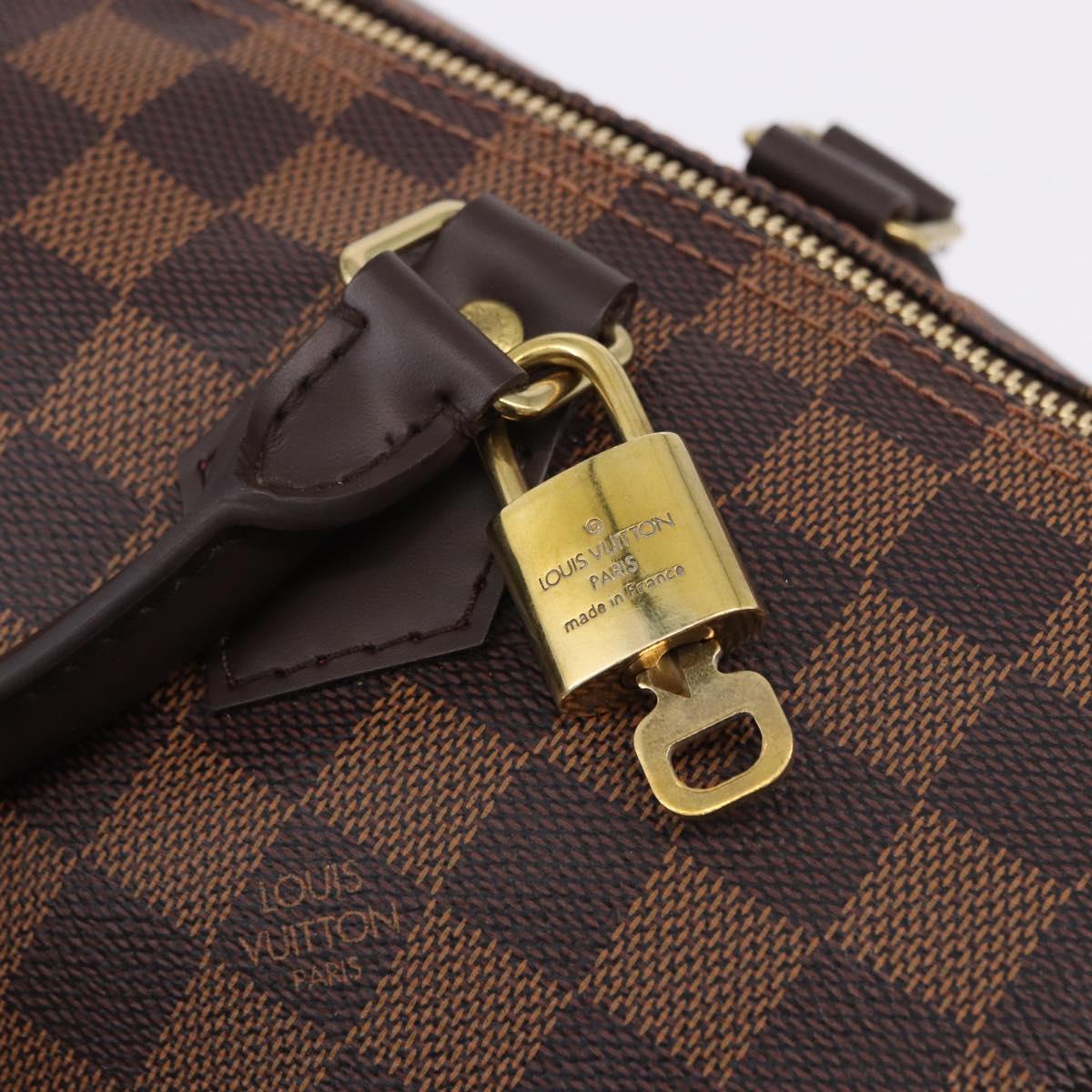 LOUIS VUITTON Damier Azur Speedy 30 Hand Bag N41533 LV Auth ki6764SAM