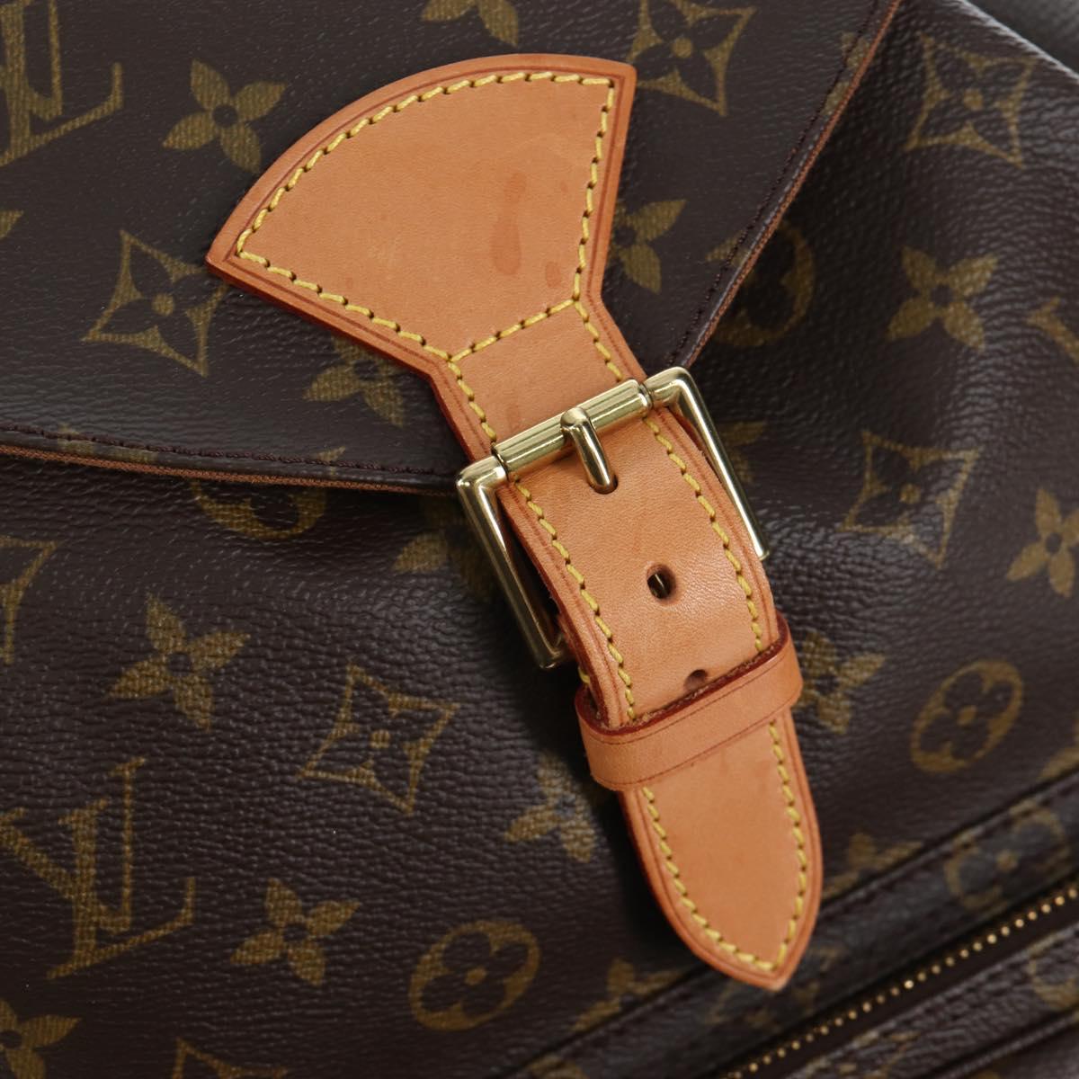 LOUIS VUITTON Monogram Montsouris GM Backpack M51135 LV Auth ki6770SAM