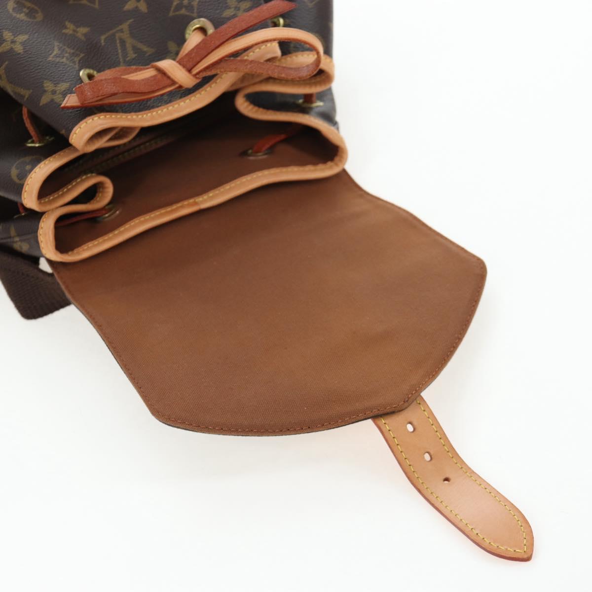 LOUIS VUITTON Monogram Montsouris GM Backpack M51135 LV Auth ki6770SAM