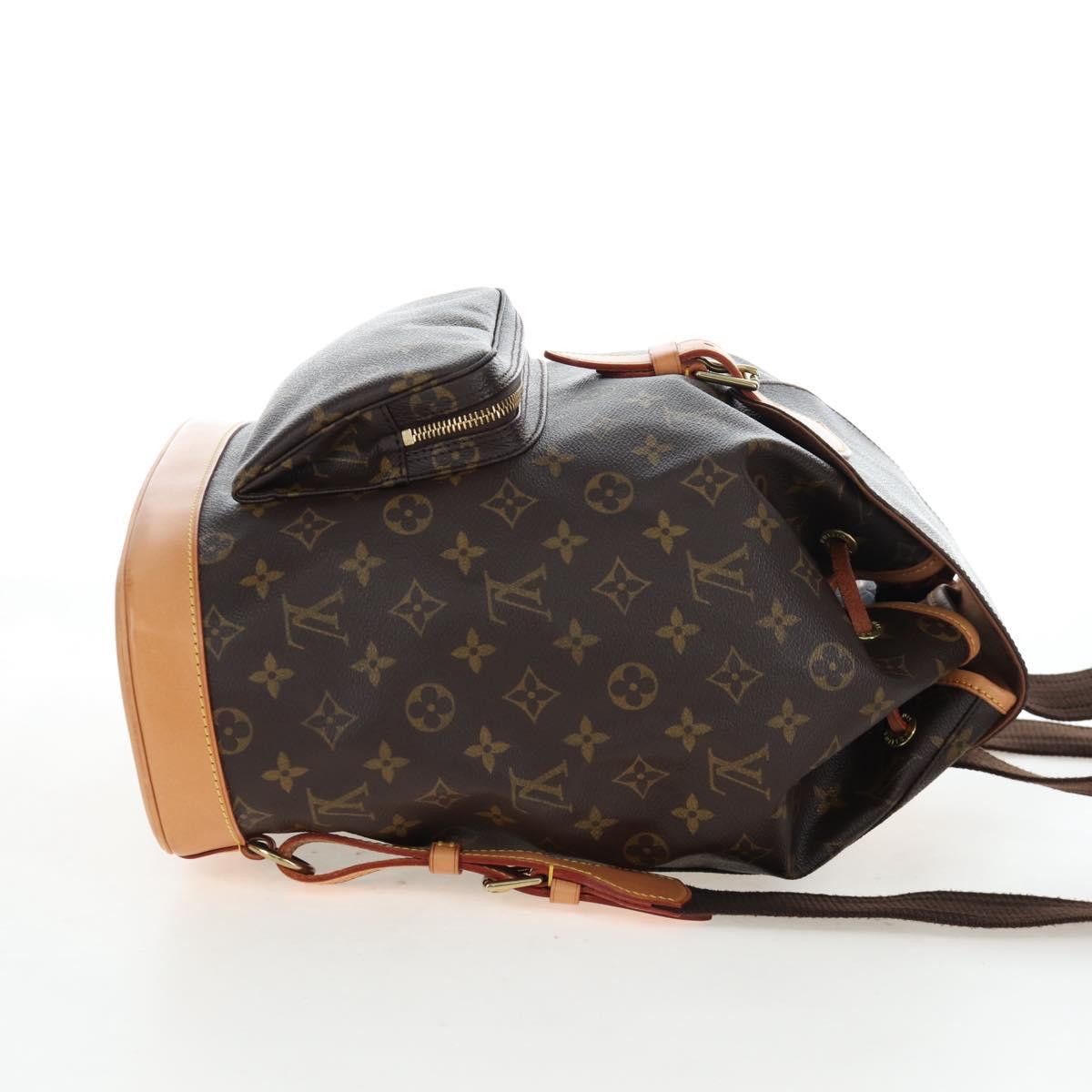 LOUIS VUITTON Monogram Montsouris GM Backpack M51135 LV Auth ki6770SAM