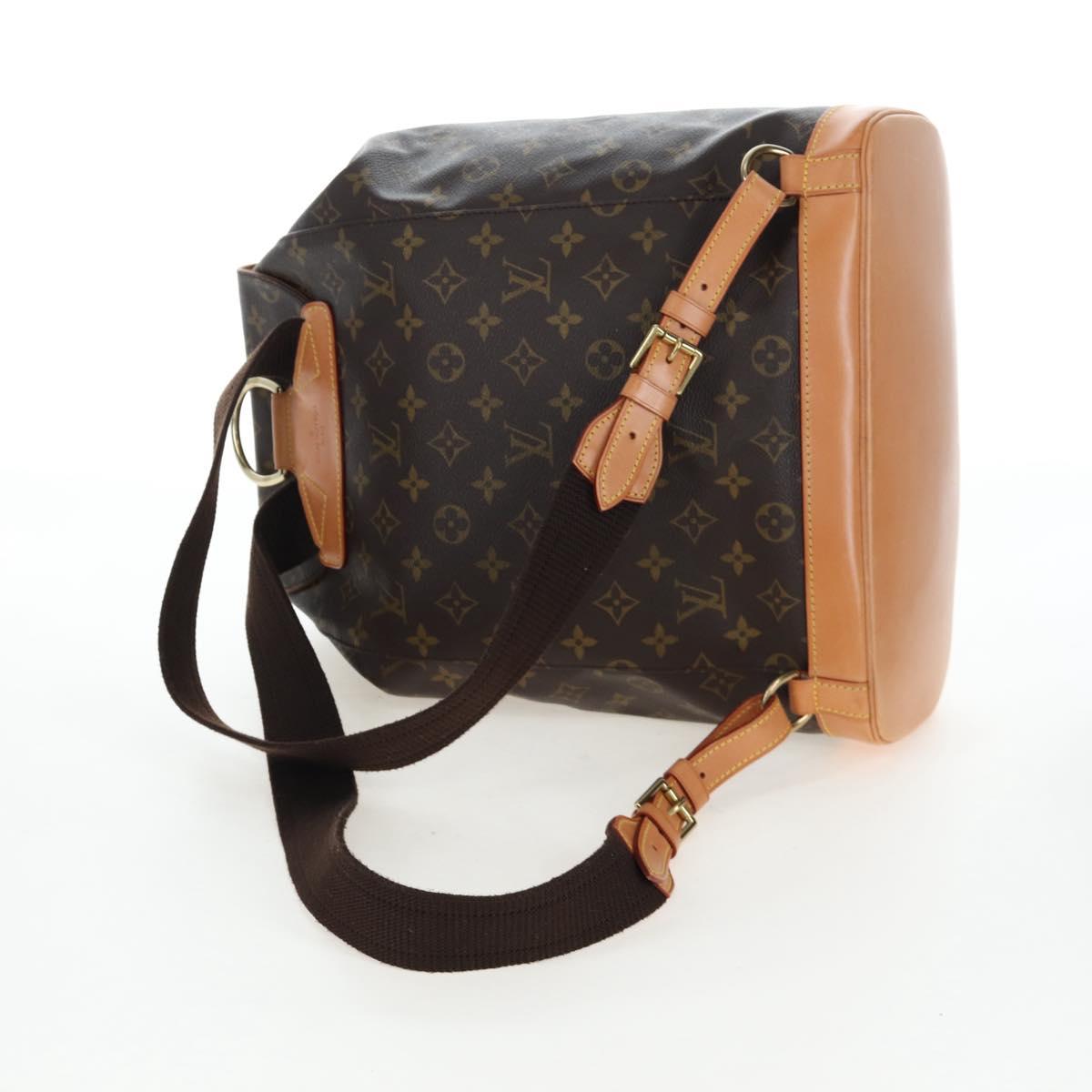 LOUIS VUITTON Monogram Montsouris GM Backpack M51135 LV Auth ki6770SAM
