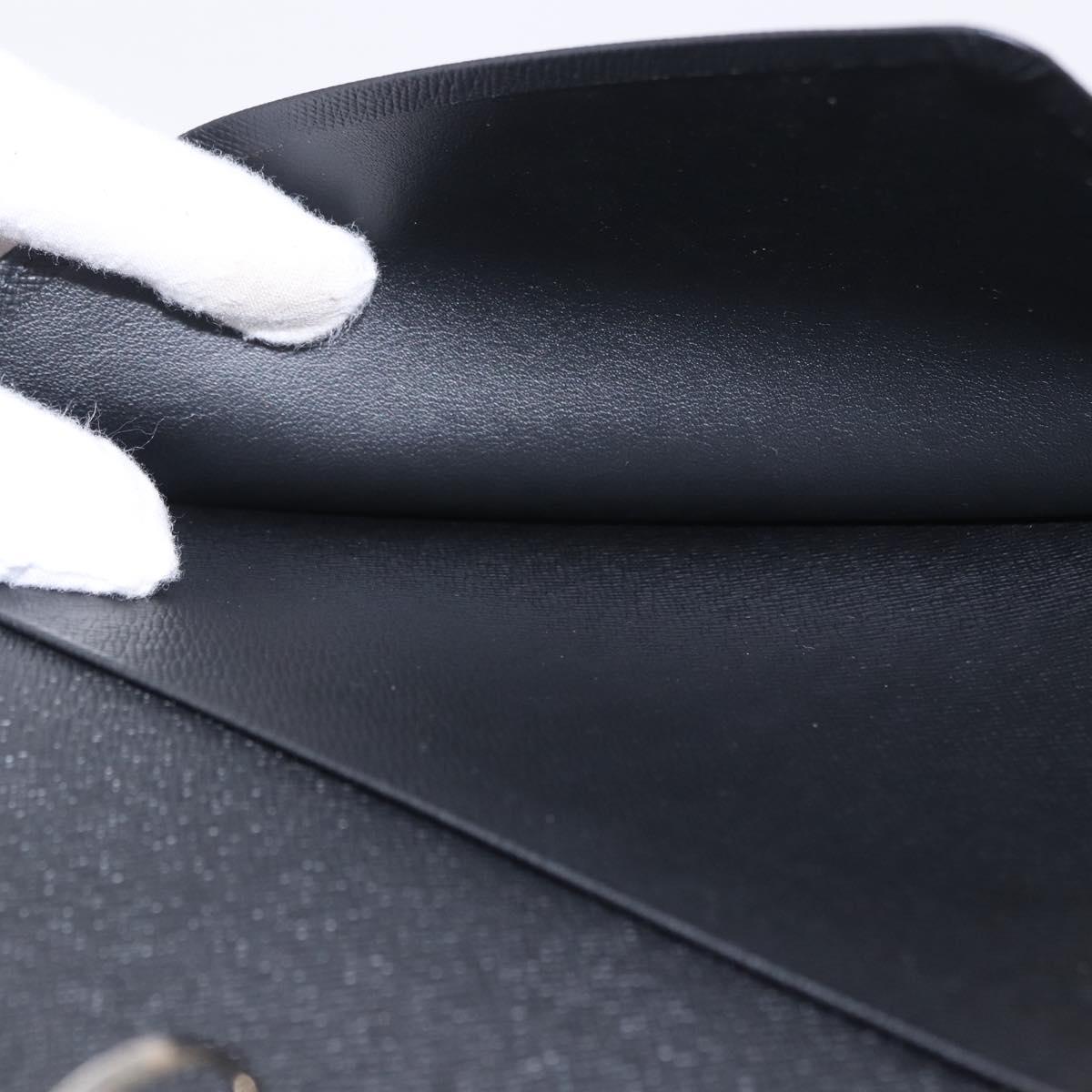 LOUIS VUITTON Epi Agenda GM Day Planner Cover Black R20212 LV Auth ki6783V
