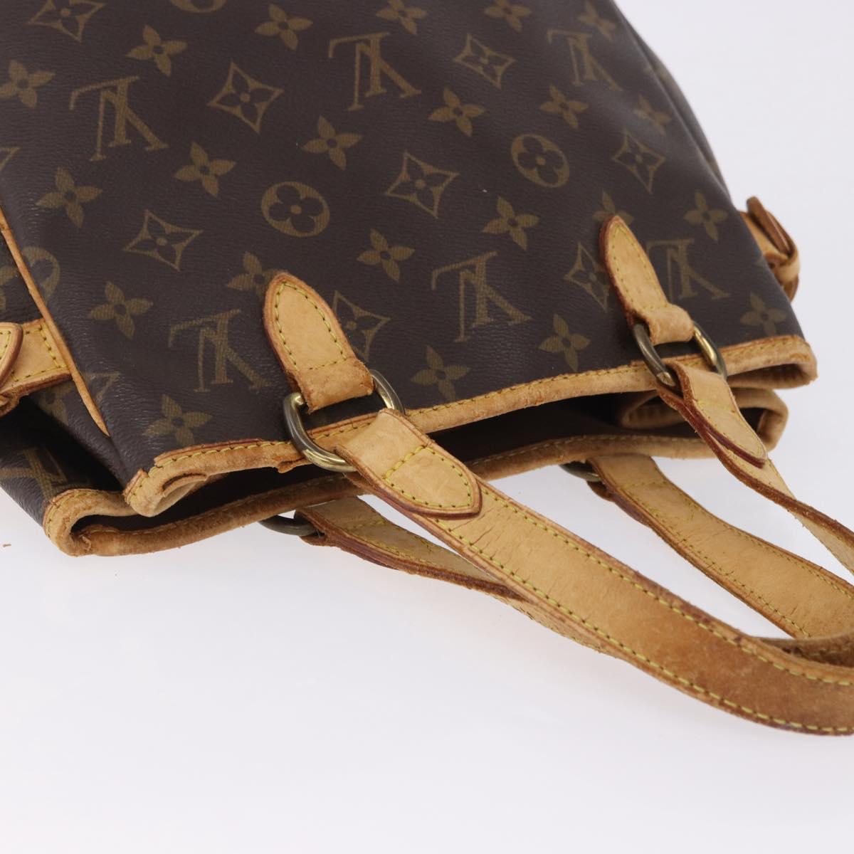 LOUIS VUITTON Monogram Batignolles Vertical Tote Bag M51153 LV Auth ki6784