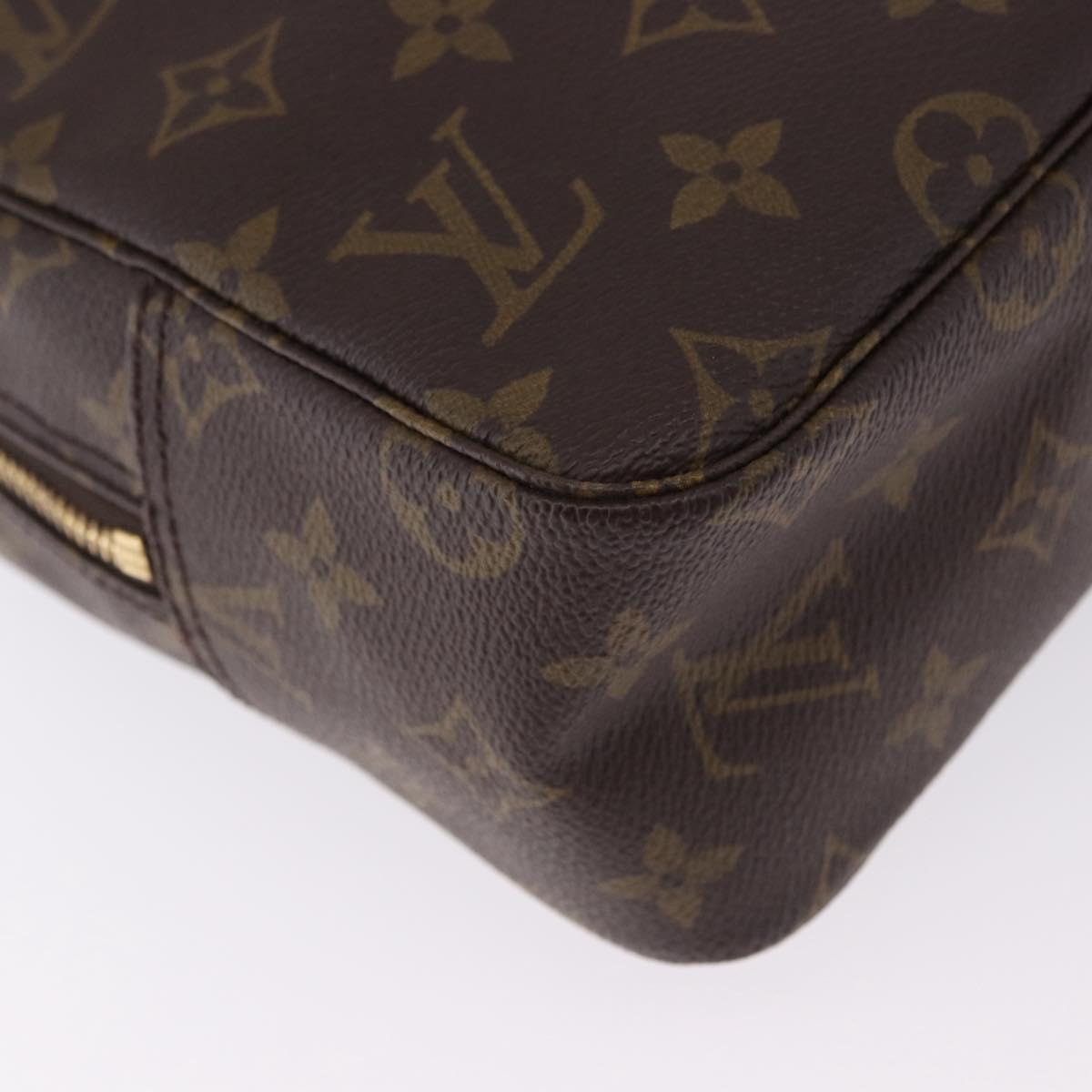 LOUIS VUITTON Monogram Trousse Toilette 28 Clutch Bag M47522 LV Auth ki6788V