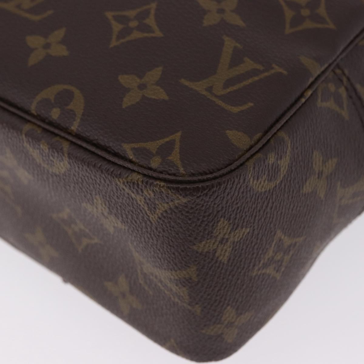 LOUIS VUITTON Monogram Trousse Toilette 28 Clutch Bag M47522 LV Auth ki6788V