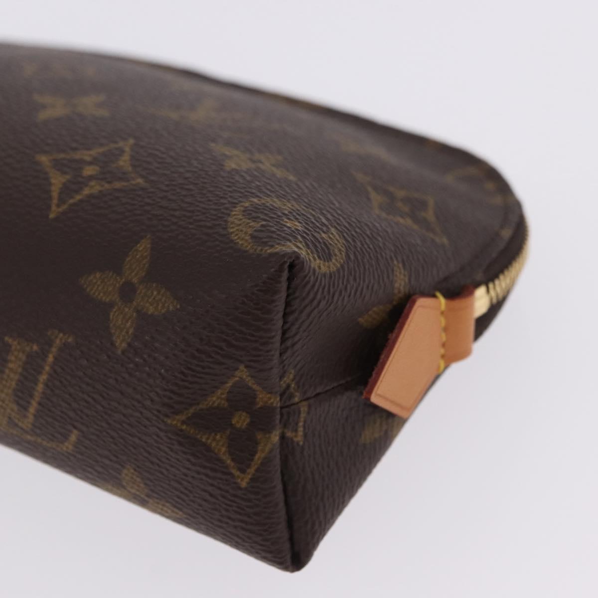 LOUIS VUITTON Pochette Cosmetic PM Cosmetic Pouch M47515 LV Auth ki6790V