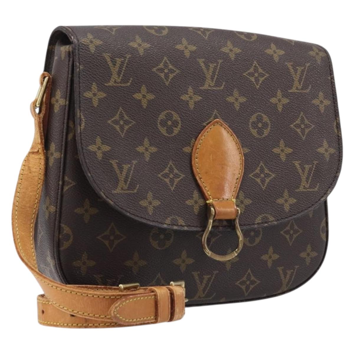 LOUIS VUITTON Monogram Saint Cloud GM Shoulder Bag M51242 LV Auth ki6791