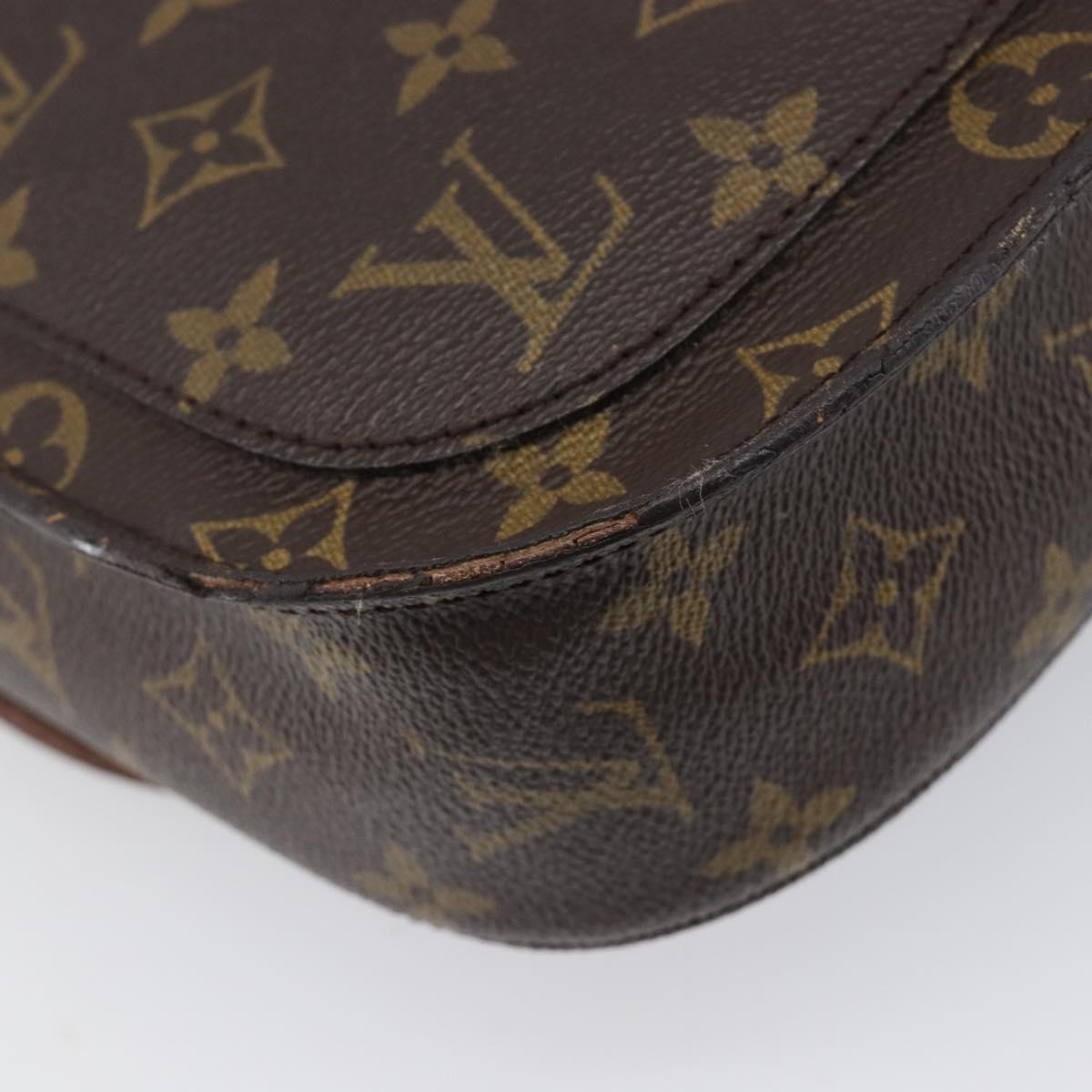 LOUIS VUITTON Monogram Saint Cloud GM Shoulder Bag M51242 LV Auth ki6791