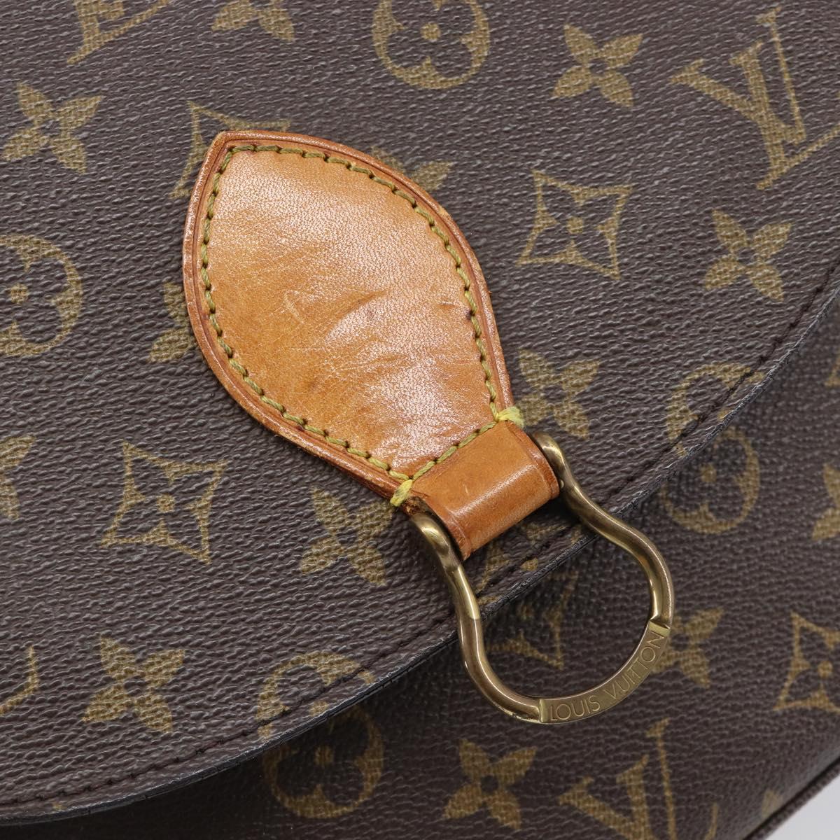 LOUIS VUITTON Monogram Saint Cloud GM Shoulder Bag M51242 LV Auth ki6791