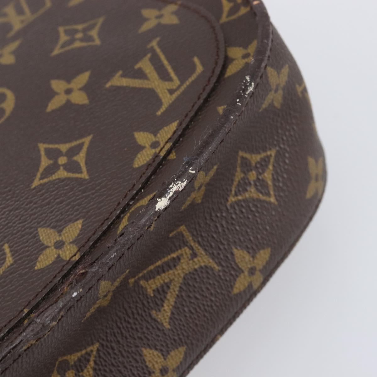 LOUIS VUITTON Monogram Saint Cloud GM Shoulder Bag M51242 LV Auth ki6795