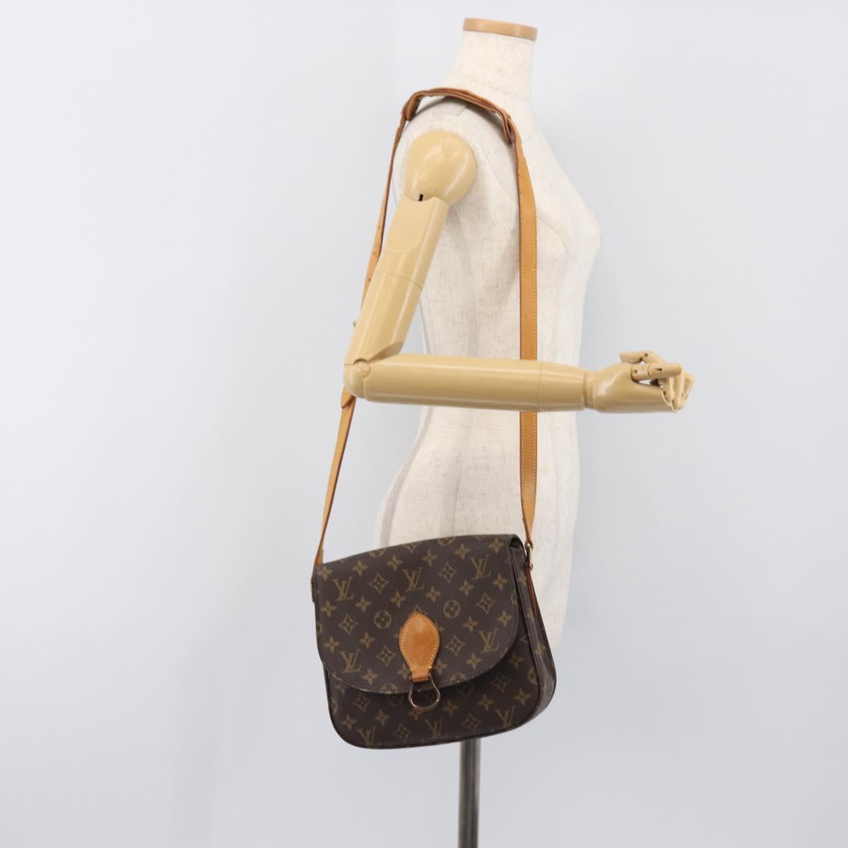 LOUIS VUITTON Monogram Saint Cloud GM Shoulder Bag M51242 LV Auth ki6795