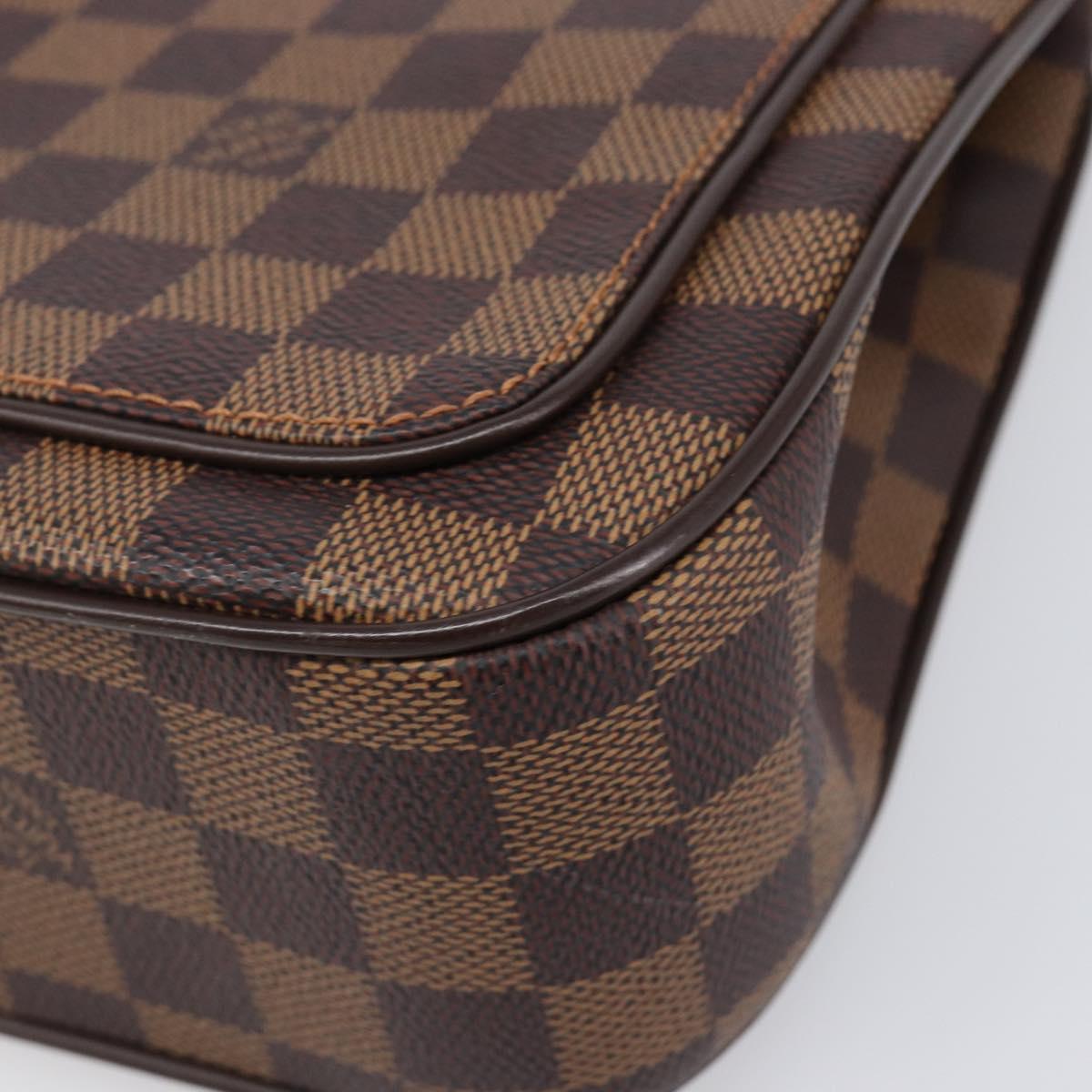 LOUIS VUITTON Damier Ebene Aubagne Shoulder Bag N51129 LV Auth ki6804M