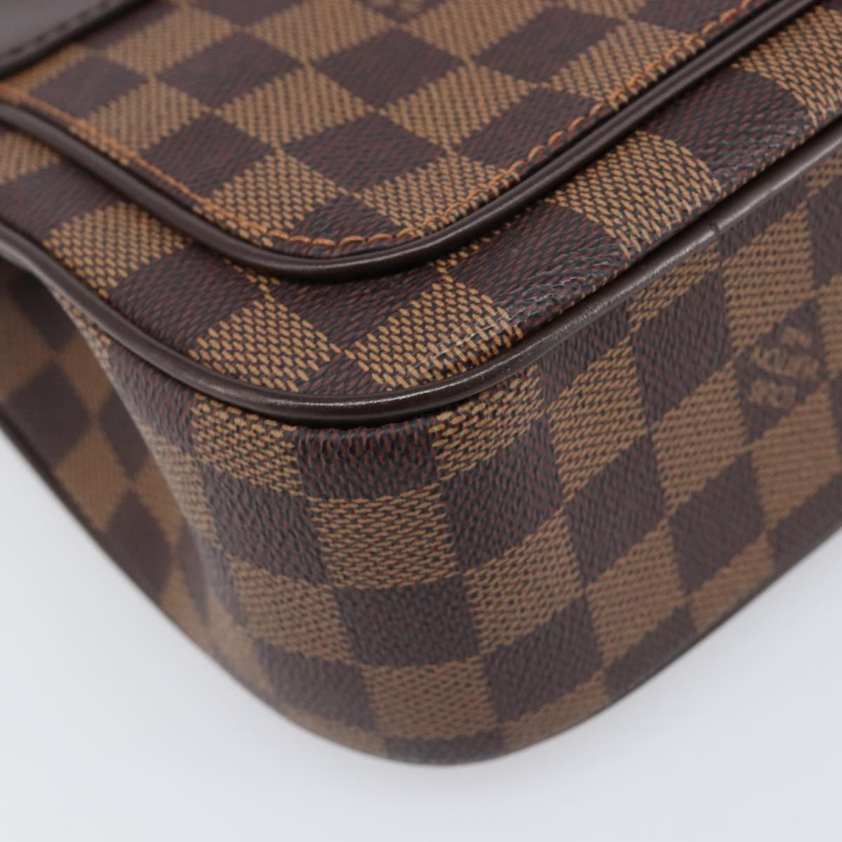 LOUIS VUITTON Damier Ebene Aubagne Shoulder Bag N51129 LV Auth ki6804M