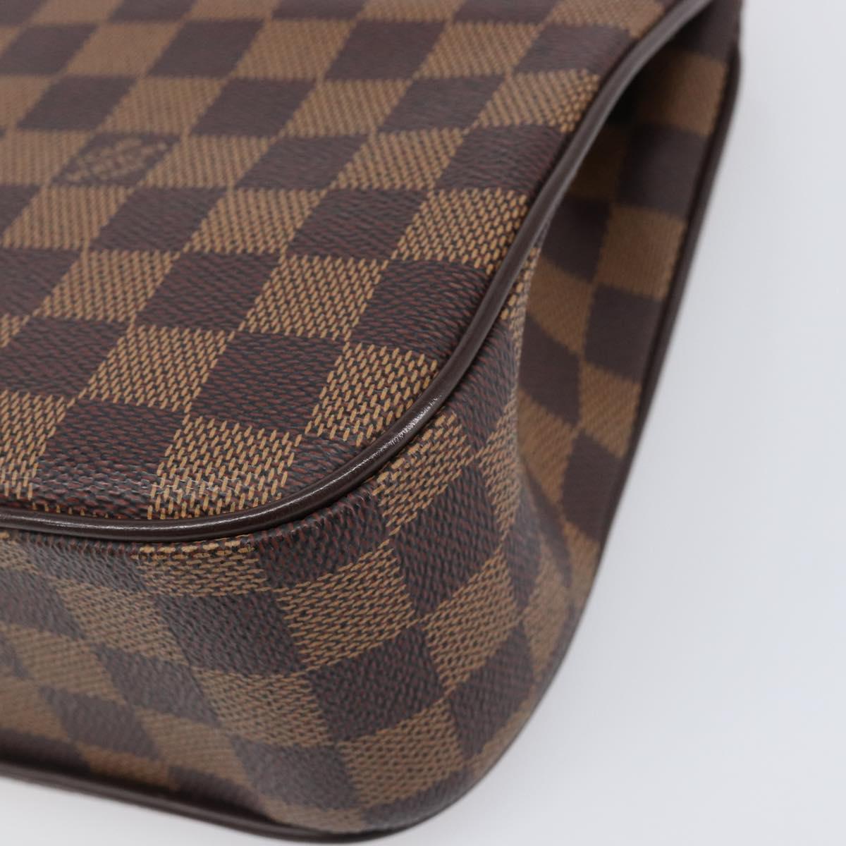 LOUIS VUITTON Damier Ebene Aubagne Shoulder Bag N51129 LV Auth ki6804M