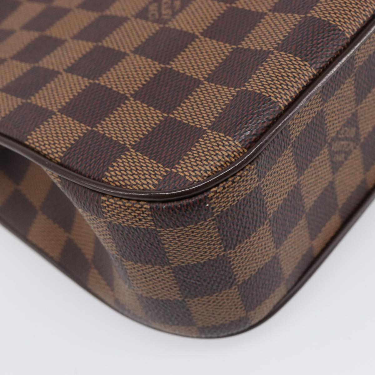 LOUIS VUITTON Damier Ebene Aubagne Shoulder Bag N51129 LV Auth ki6804M