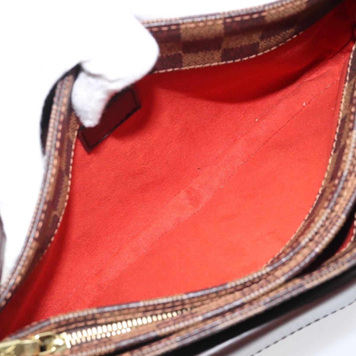 LOUIS VUITTON Damier Ebene Aubagne Shoulder Bag N51129 LV Auth ki6804M