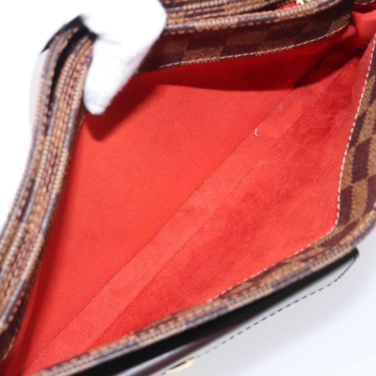 LOUIS VUITTON Damier Ebene Aubagne Shoulder Bag N51129 LV Auth ki6804M