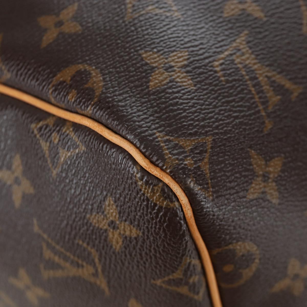 LOUIS VUITTON Monogram Keepall 55 Boston Bag M41424 LV Auth ki6805M