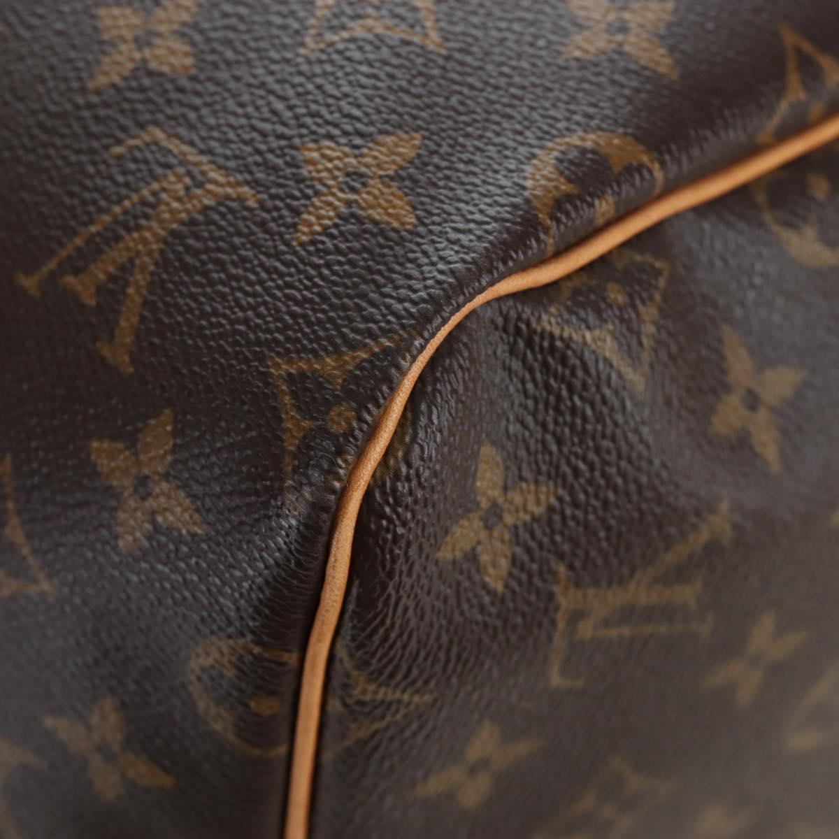 LOUIS VUITTON Monogram Keepall 55 Boston Bag M41424 LV Auth ki6805M