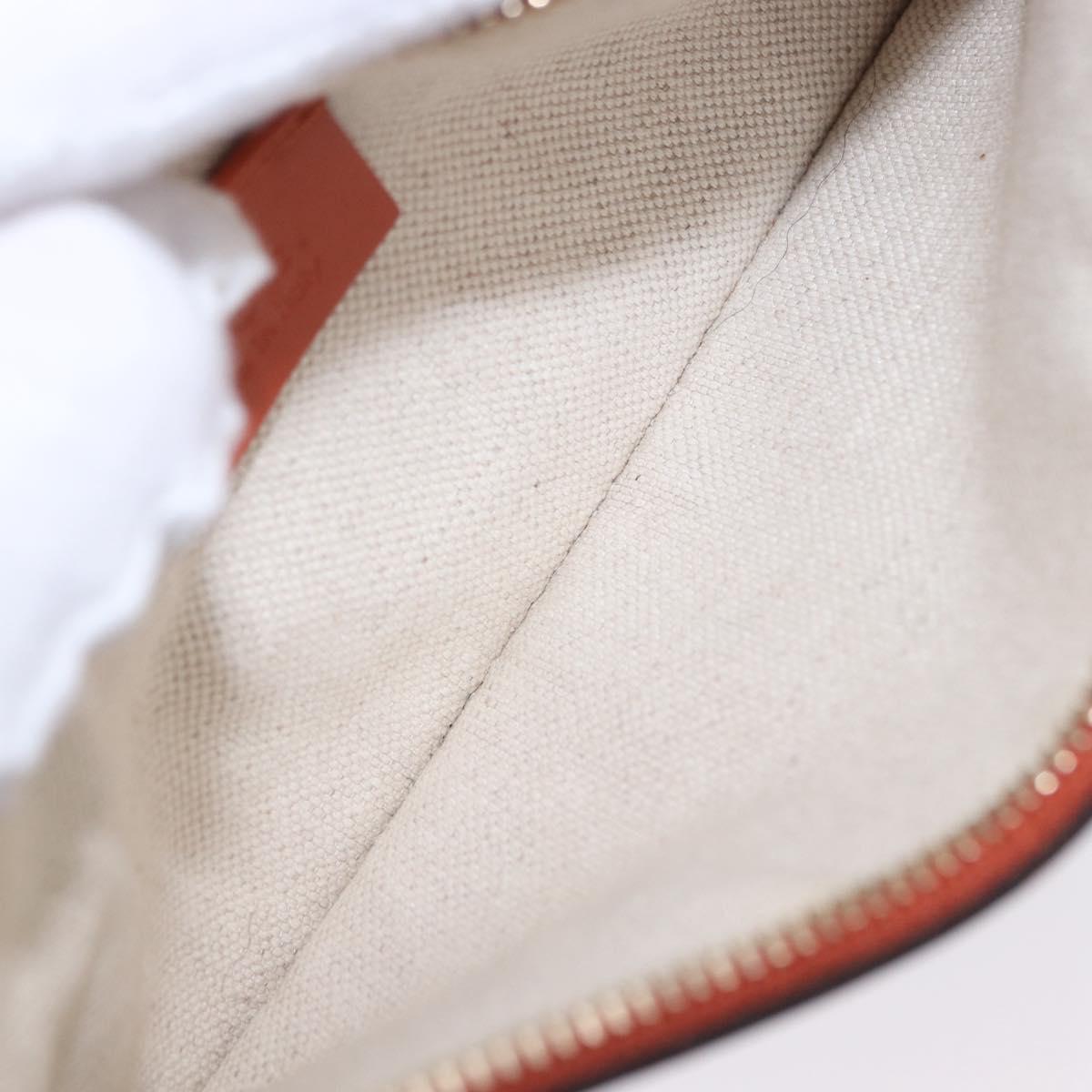 GUCCI GG Canvas Tote Bag Orange Gold 269878 Auth ki6812V