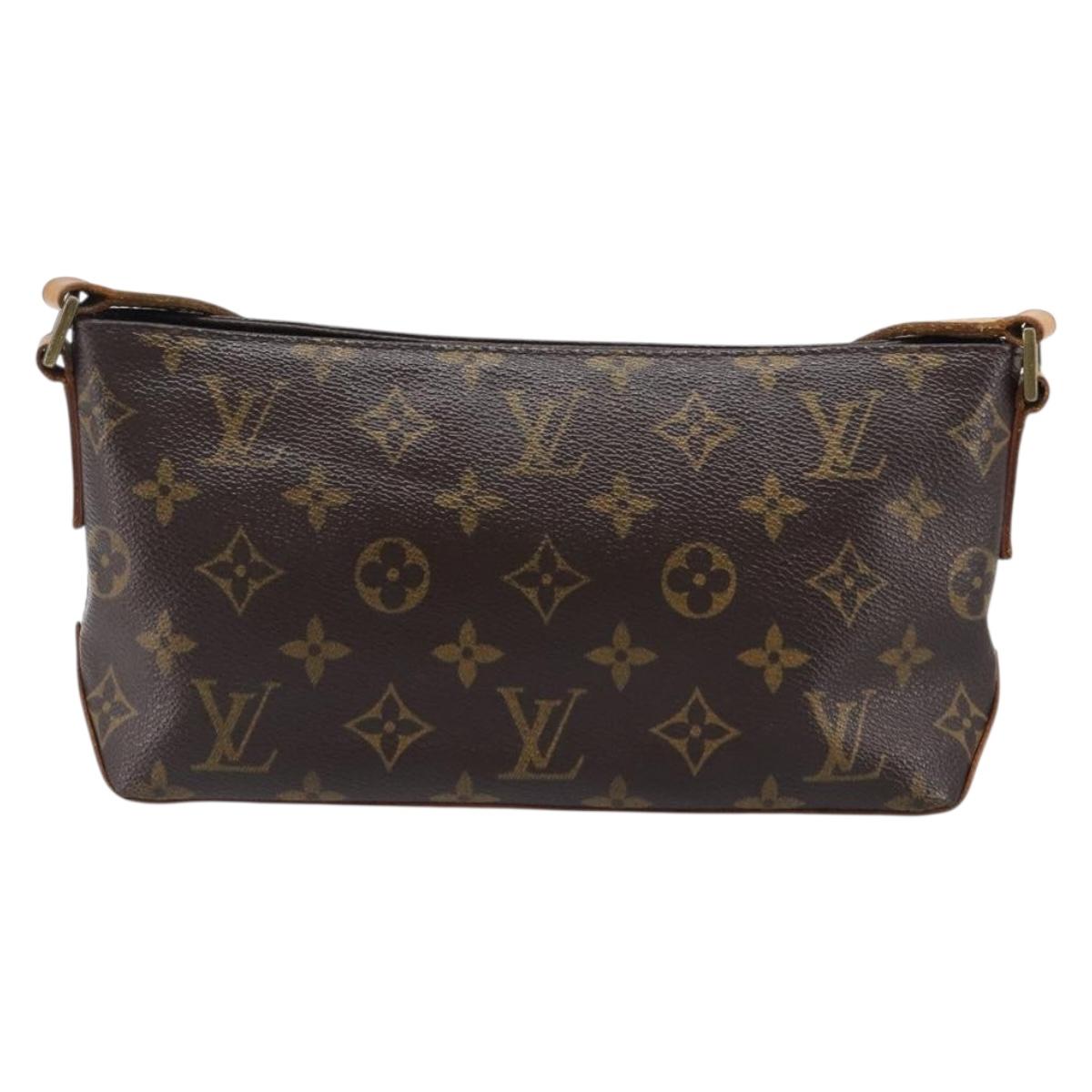 LOUIS VUITTON Monogram Trotteur Shoulder Bag M51240 LV Auth ki6817