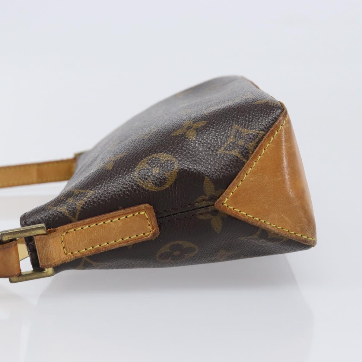LOUIS VUITTON Monogram Trotteur Shoulder Bag M51240 LV Auth ki6817