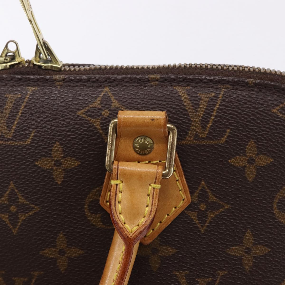 LOUIS VUITTON Monogram Alma Hand Bag M51130 LV Auth ki6819