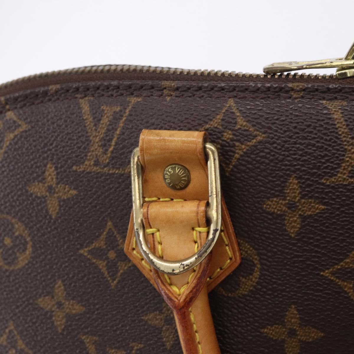 LOUIS VUITTON Monogram Alma Hand Bag M51130 LV Auth ki6819