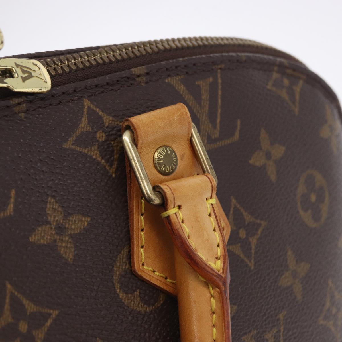 LOUIS VUITTON Monogram Alma Hand Bag M51130 LV Auth ki6819