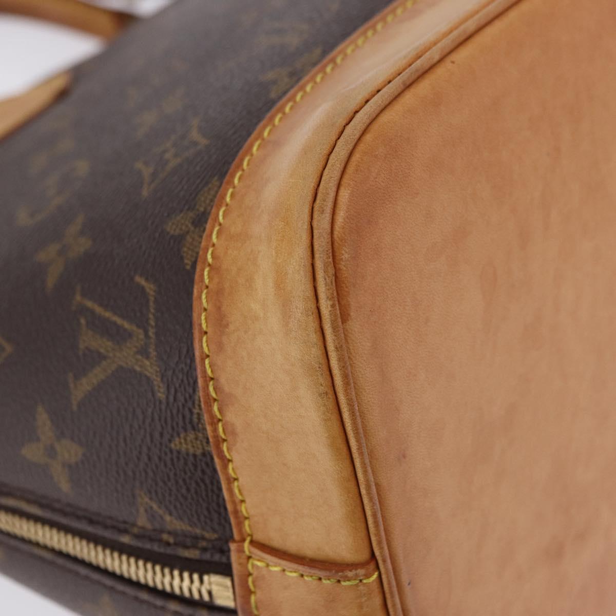 LOUIS VUITTON Monogram Alma Hand Bag M51130 LV Auth ki6819