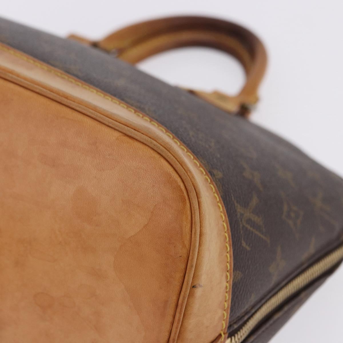 LOUIS VUITTON Monogram Alma Hand Bag M51130 LV Auth ki6819