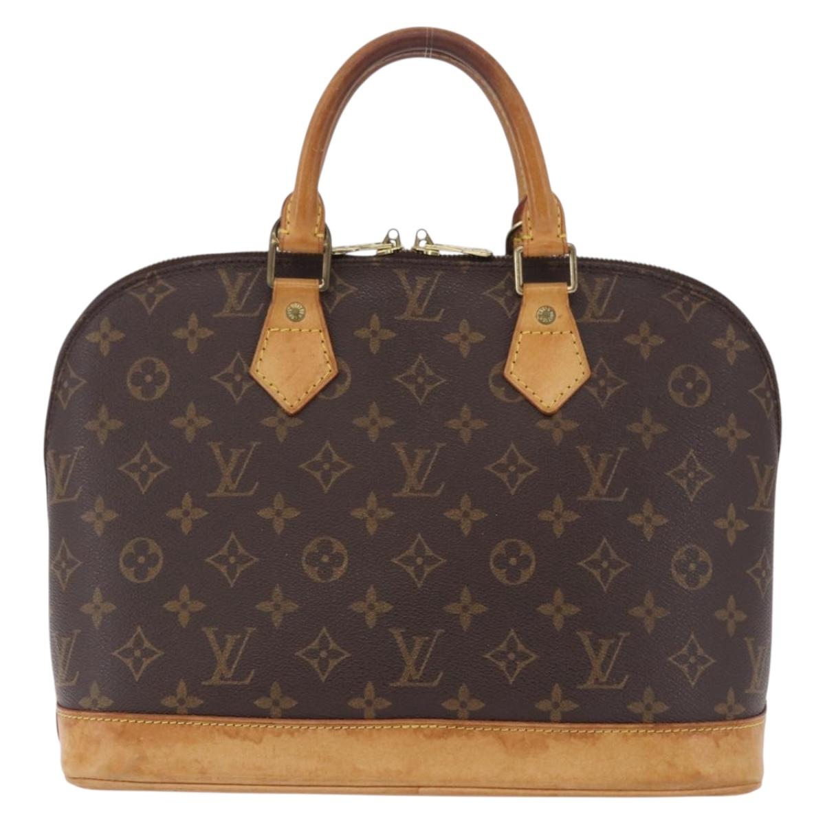 LOUIS VUITTON Monogram Alma Hand Bag M51130 LV Auth ki6819