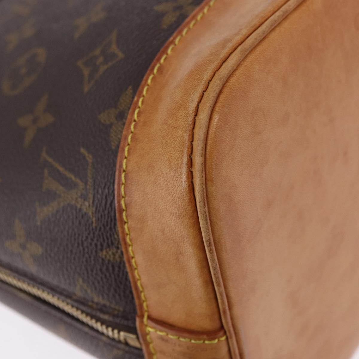 LOUIS VUITTON Monogram Alma Hand Bag M51130 LV Auth ki6819