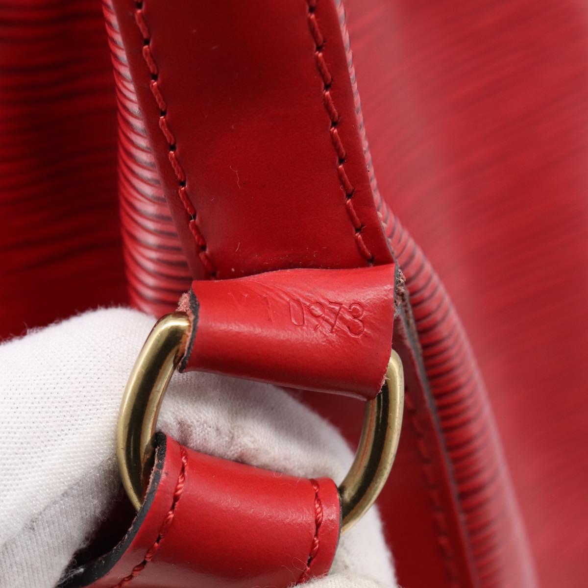 LOUIS VUITTON Epi Noe Shoulder Bag Red M44007 LV Auth ki6821A