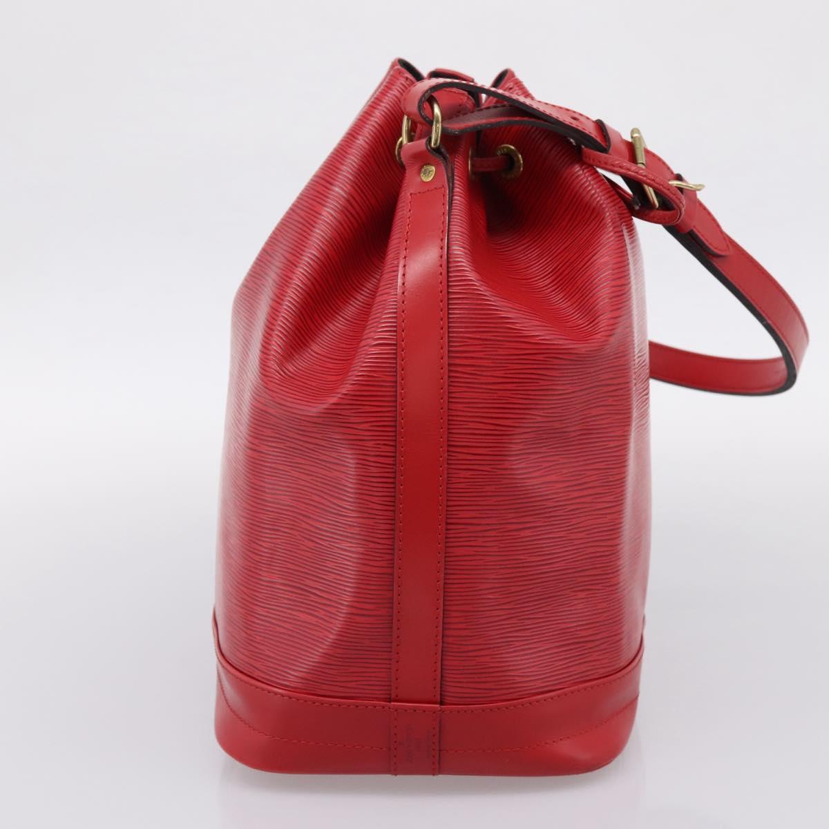 LOUIS VUITTON Epi Noe Shoulder Bag Red M44007 LV Auth ki6821A