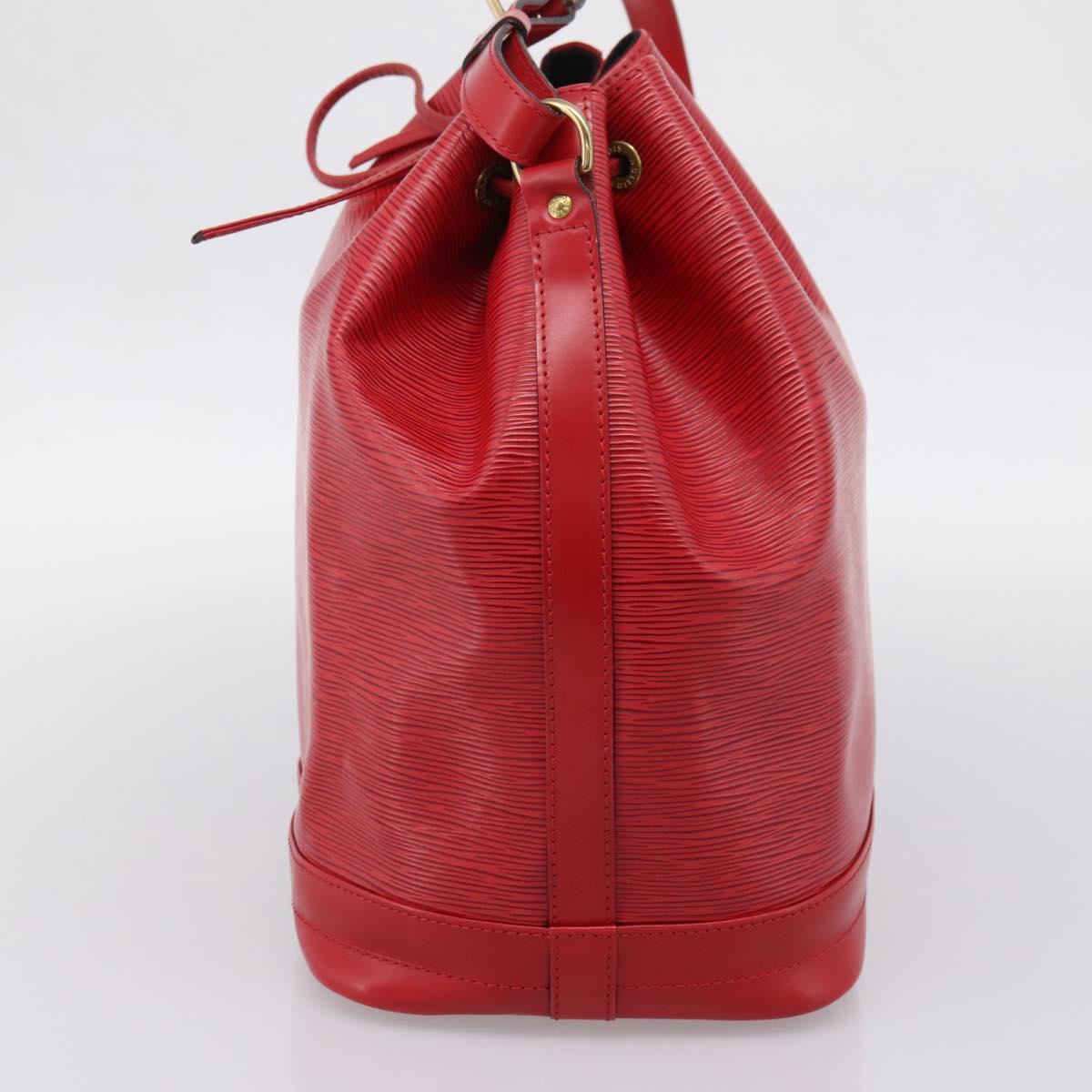 LOUIS VUITTON Epi Noe Shoulder Bag Red M44007 LV Auth ki6821A