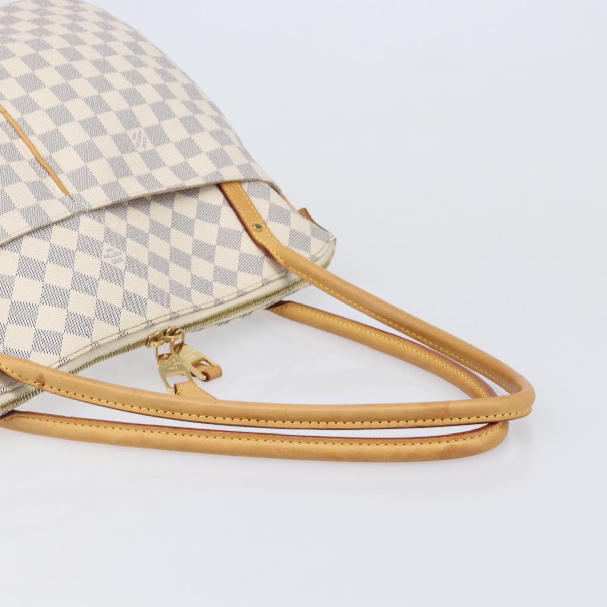LOUIS VUITTON Damier Azur Figueri GM Tote Bag N41175 LV Auth ki6824V