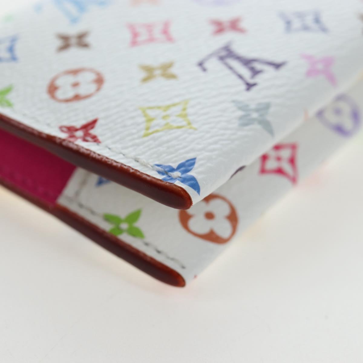 LOUIS VUITTON Multicolor Porte Cartes Slim Card Case M27495 LV Auth ki6835M