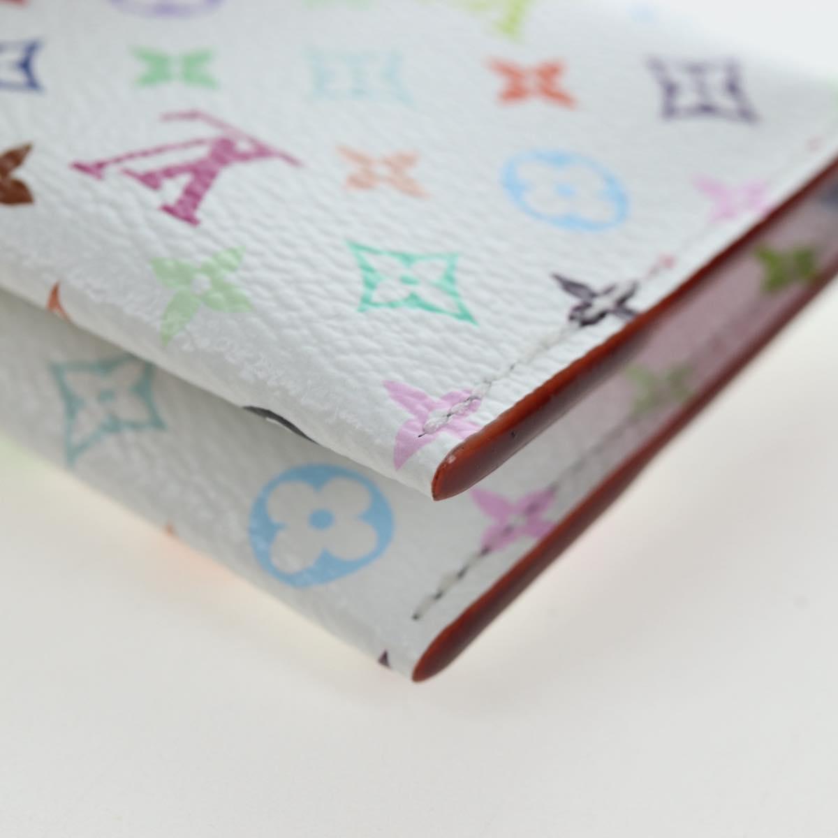 LOUIS VUITTON Multicolor Porte Cartes Slim Card Case M27495 LV Auth ki6835M