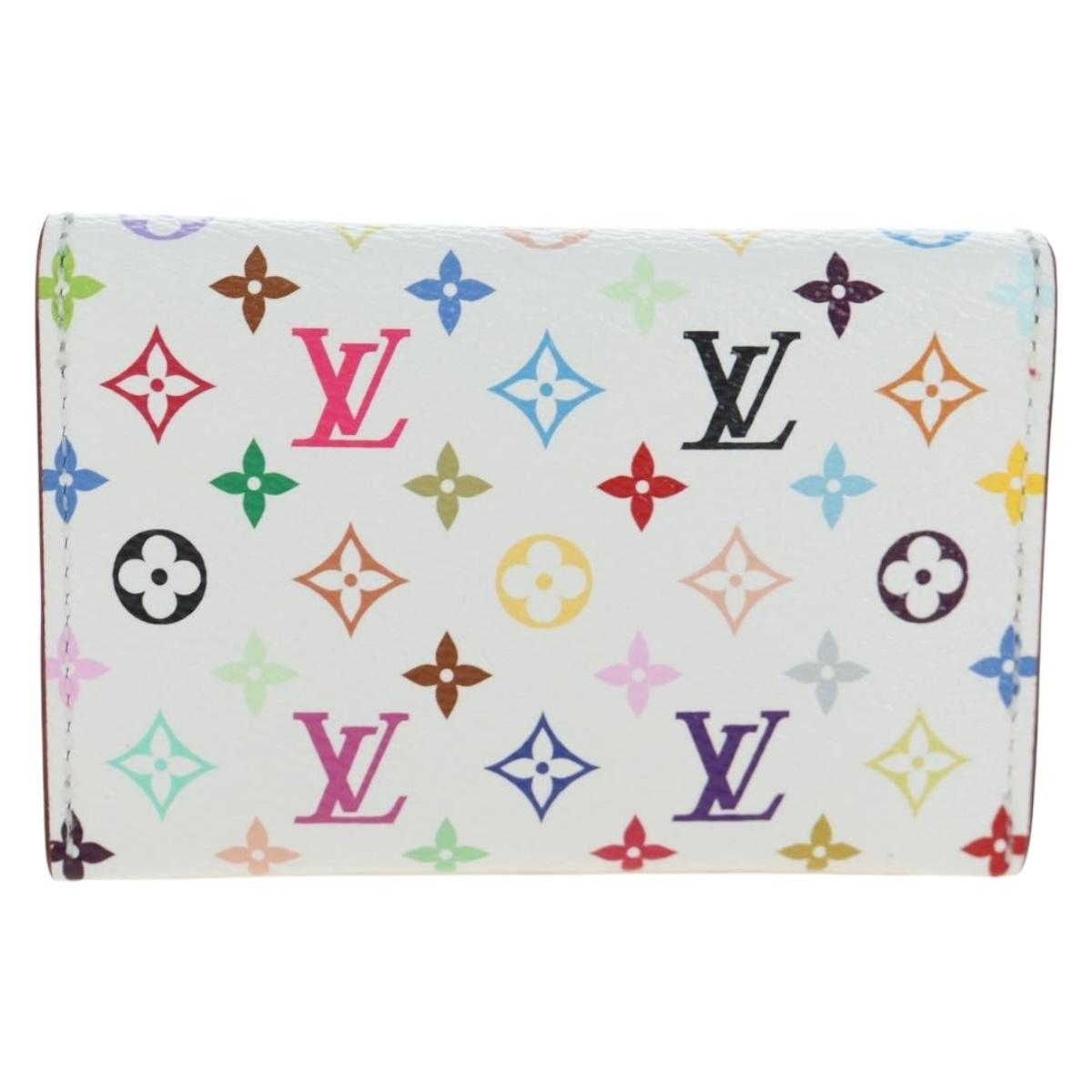 LOUIS VUITTON Multicolor Porte Cartes Slim Card Case M27495 LV Auth ki6835M