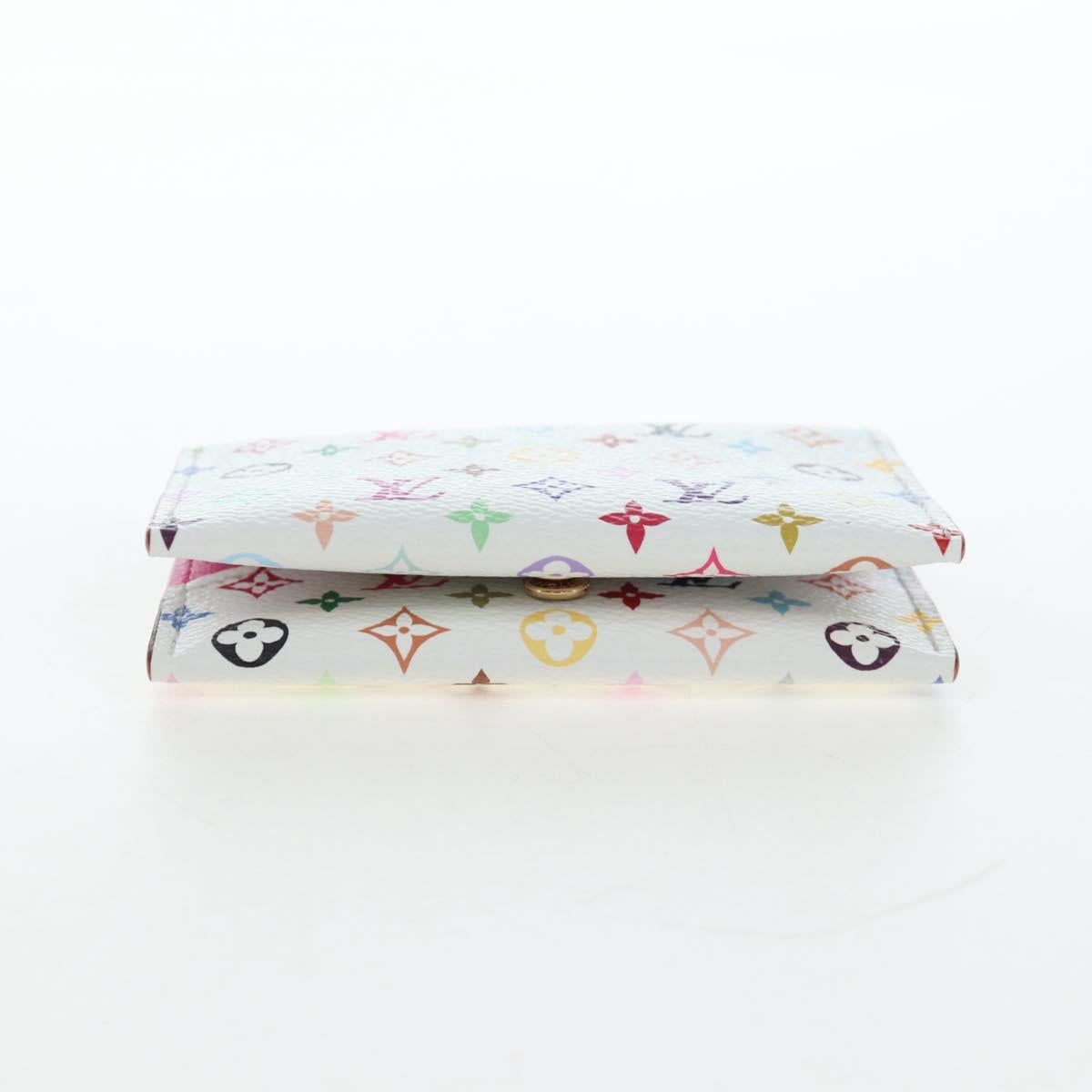 LOUIS VUITTON Multicolor Porte Cartes Slim Card Case M27495 LV Auth ki6835M