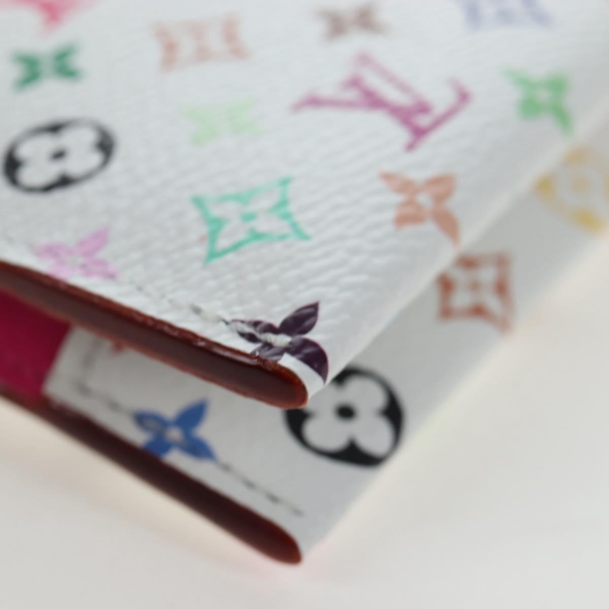 LOUIS VUITTON Multicolor Porte Cartes Slim Card Case M27495 LV Auth ki6835M