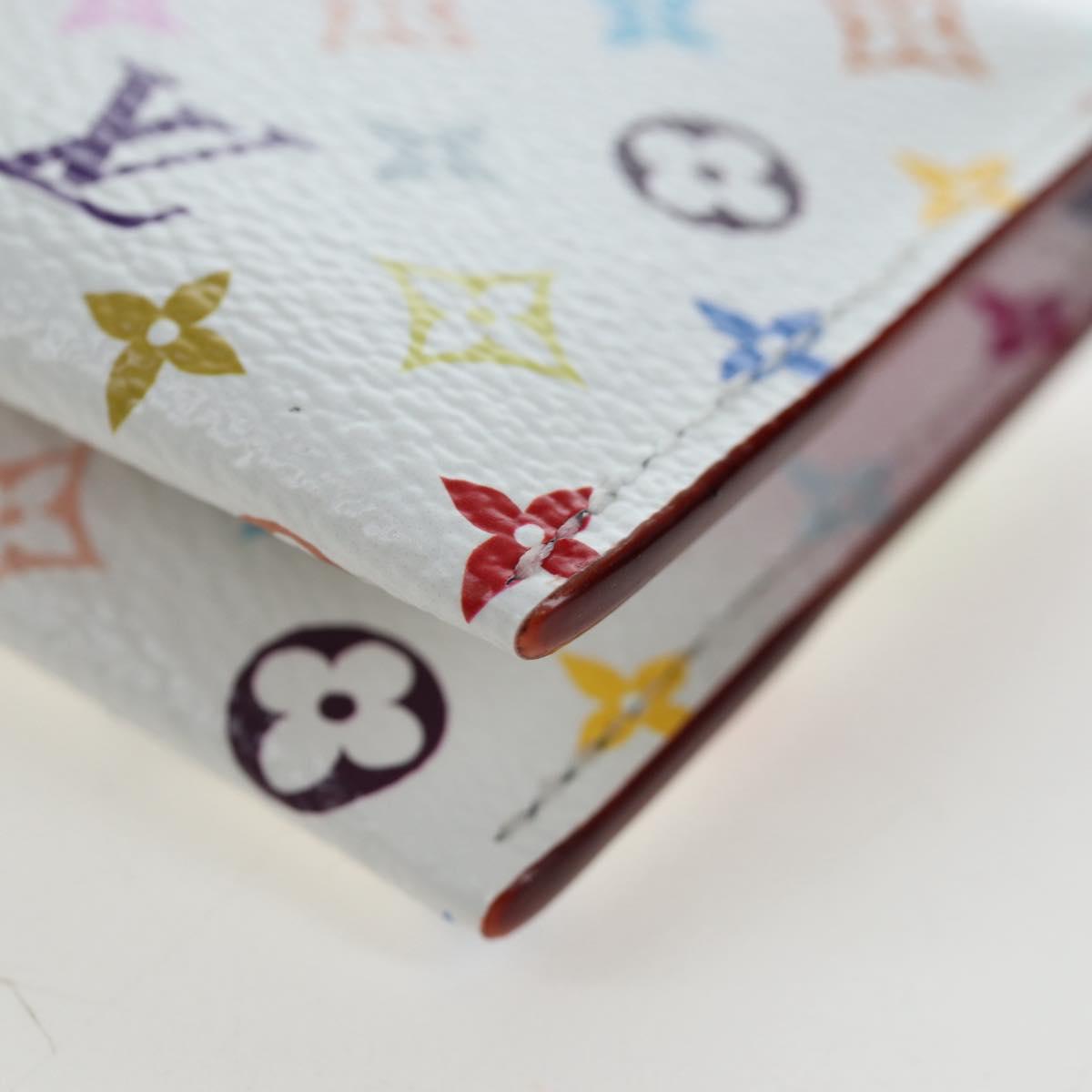 LOUIS VUITTON Multicolor Porte Cartes Slim Card Case M27495 LV Auth ki6835M