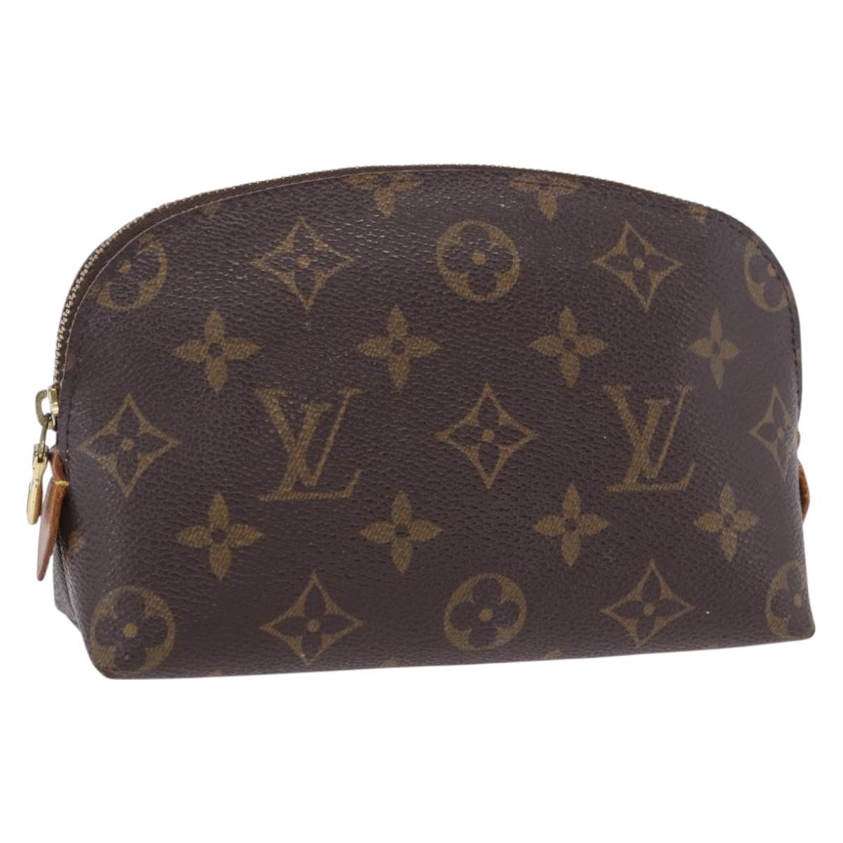 LOUIS VUITTON Monogram Pochette Cosmetic PM Pouch M43998 LV Auth ki6837
