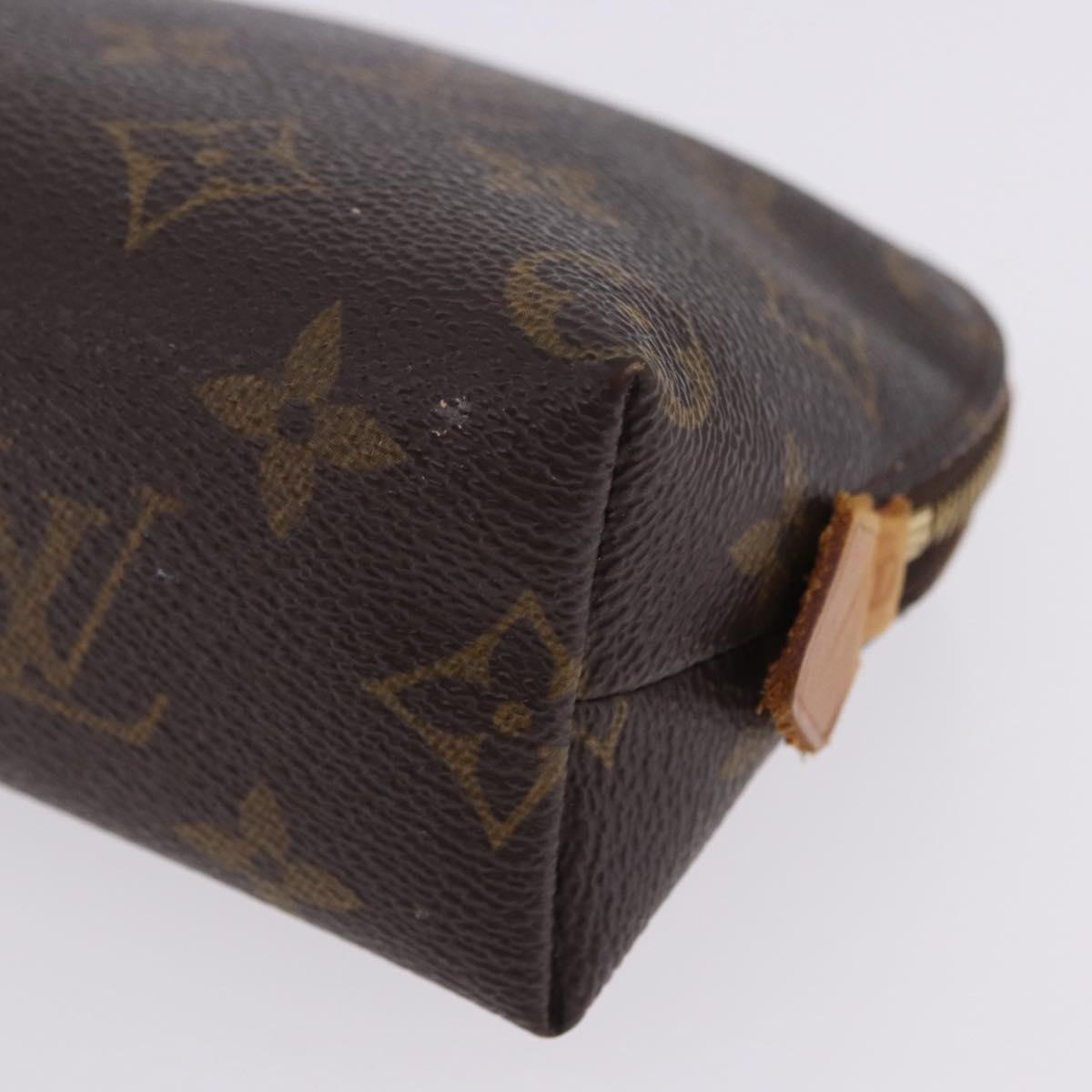 LOUIS VUITTON Monogram Pochette Cosmetic PM Pouch M43998 LV Auth ki6837