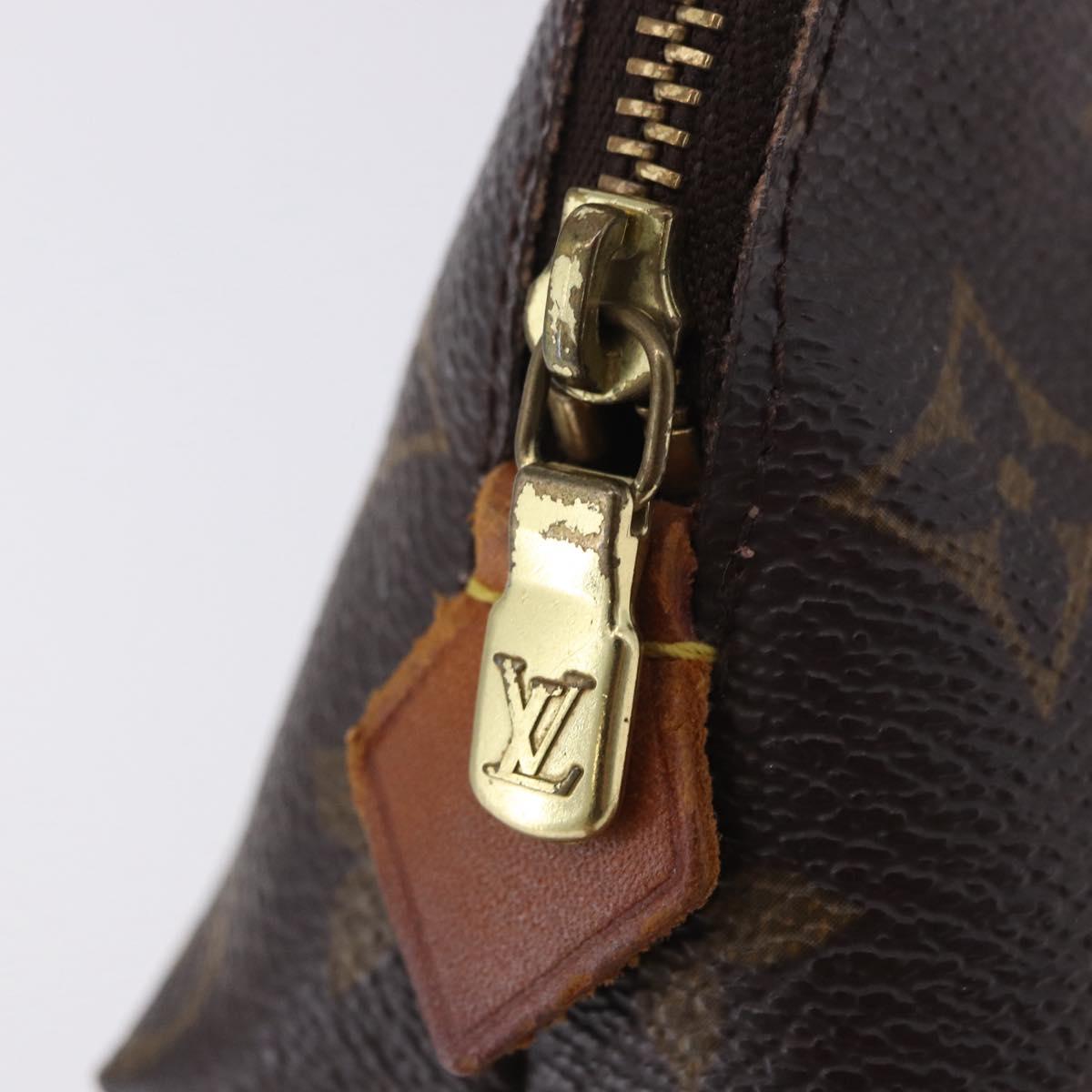 LOUIS VUITTON Monogram Pochette Cosmetic PM Pouch M43998 LV Auth ki6837