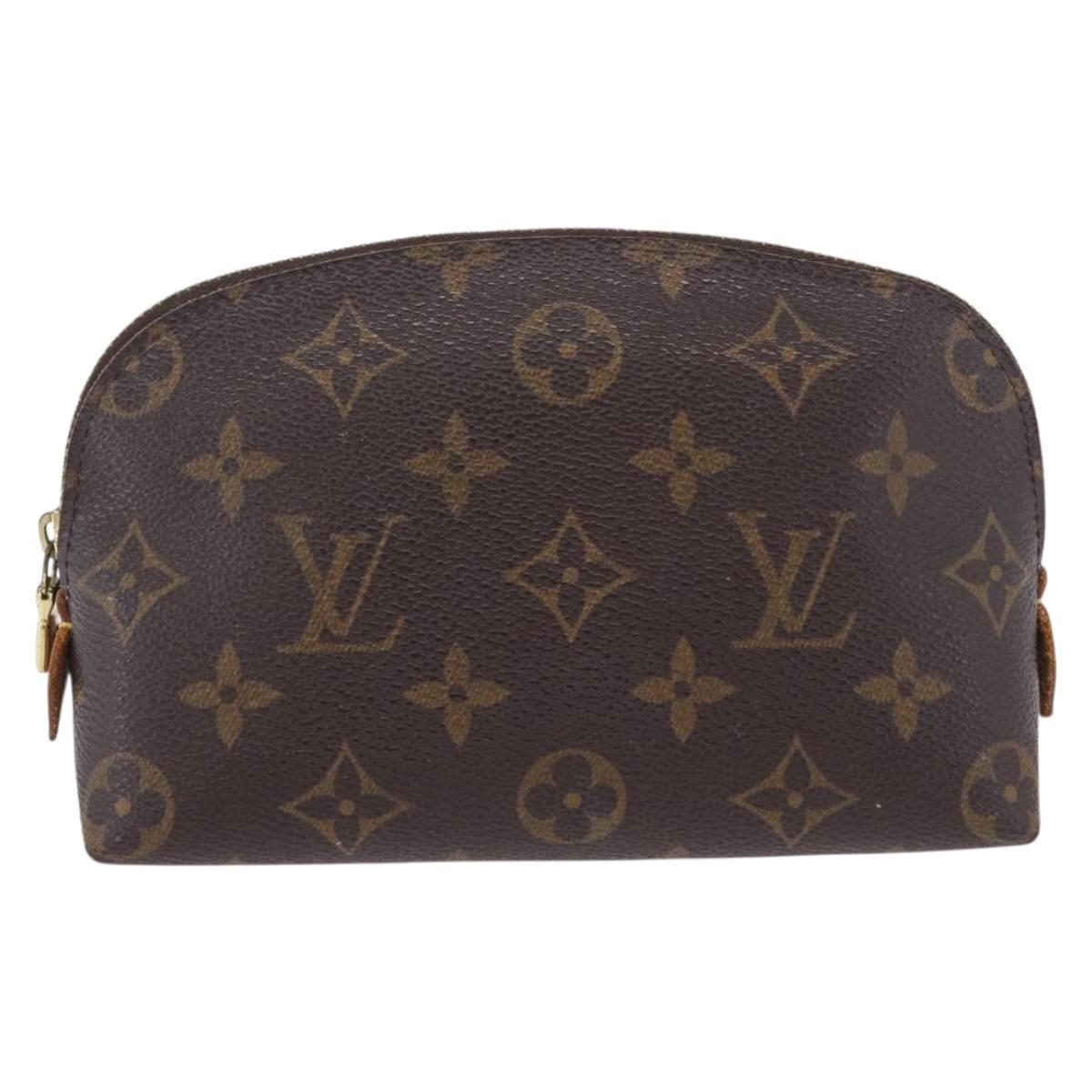 LOUIS VUITTON Monogram Pochette Cosmetic PM Pouch M43998 LV Auth ki6837